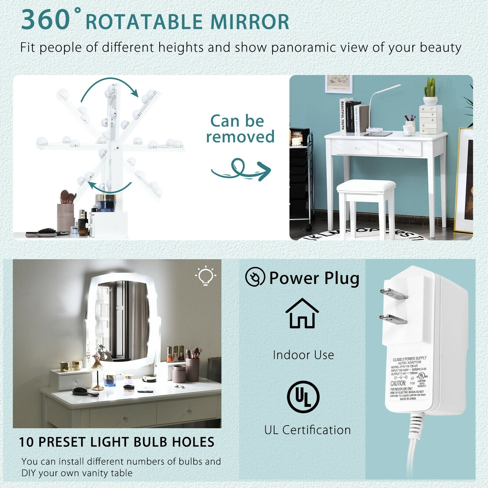 Slickblue D-CO-HW-SU65001UH Bedroom-Vanities - View #3