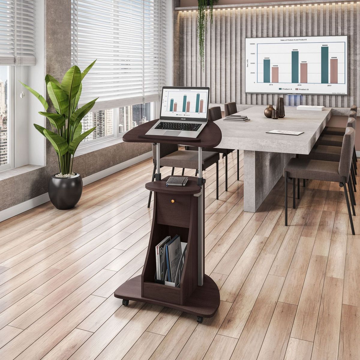 JASMODER RTA-B005-CH36 17.00-Inches Multiple colors/finishes Modern/Contemporary Writing desk