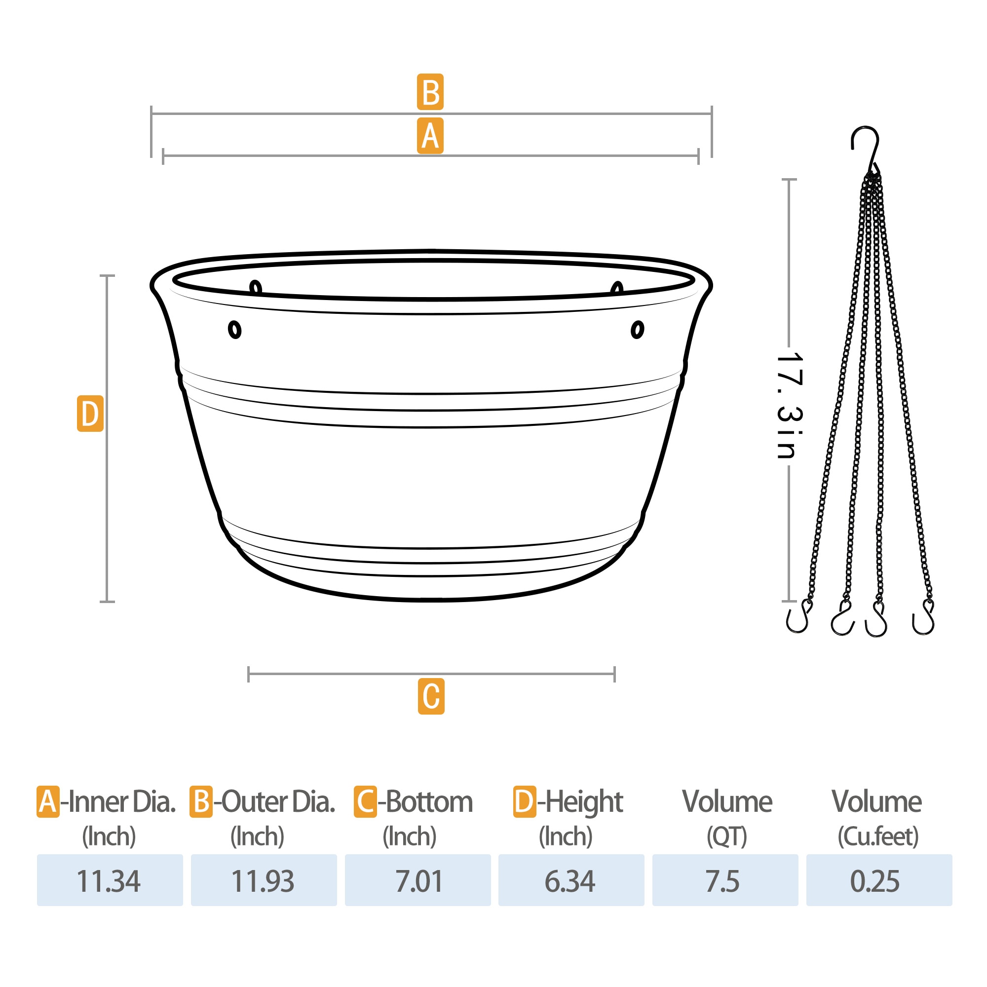 Style Selections PLG4912BYG Planter-Window-Box - View #2