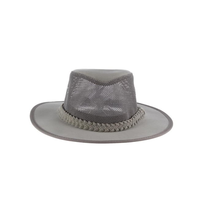 Dorfman Pacific Men's Grey Polyester Wide-brim Hat (Large) at Lowes.com