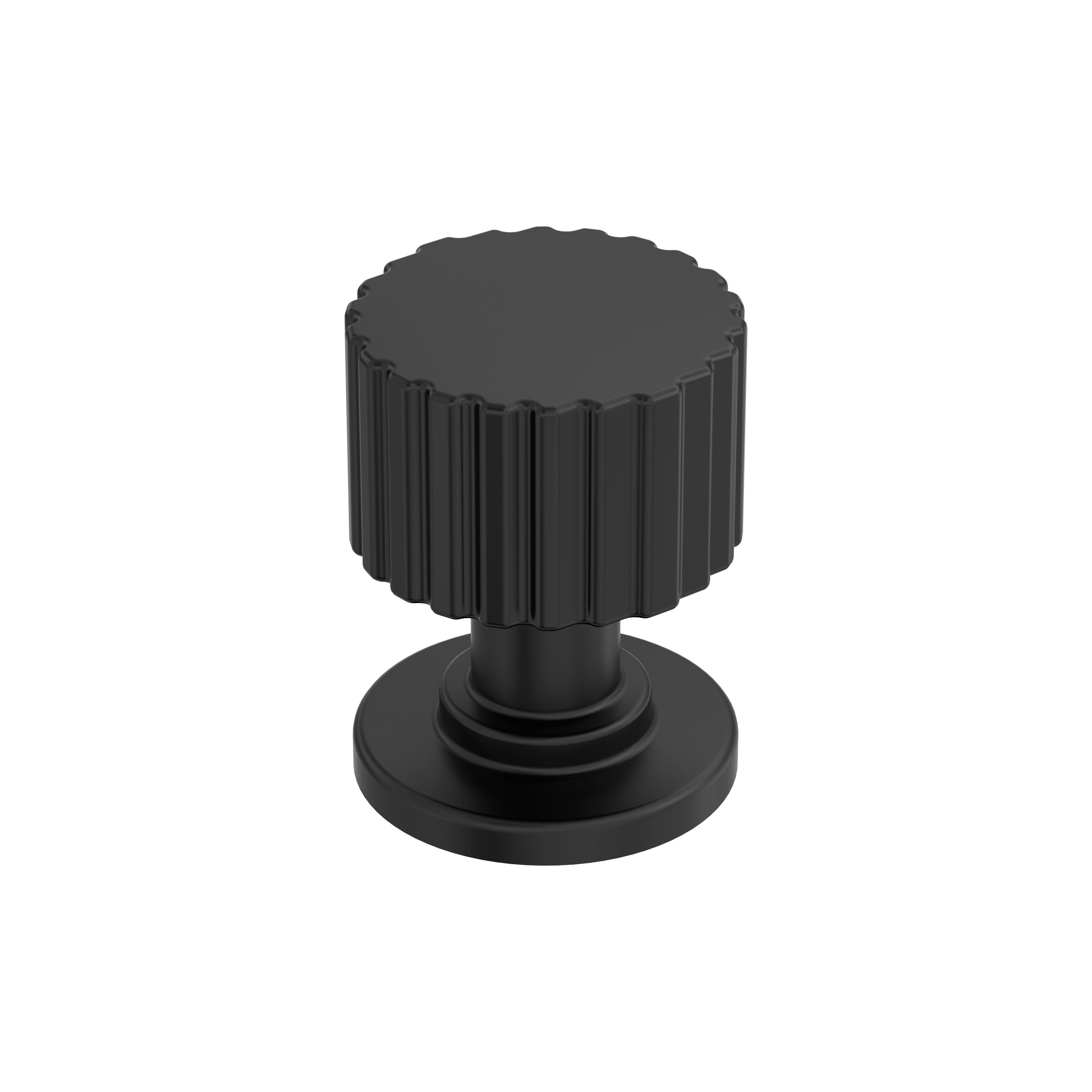 Amerock BP37640MB Ballard 1-in Matte Black Round Transitional Cabinet Knob