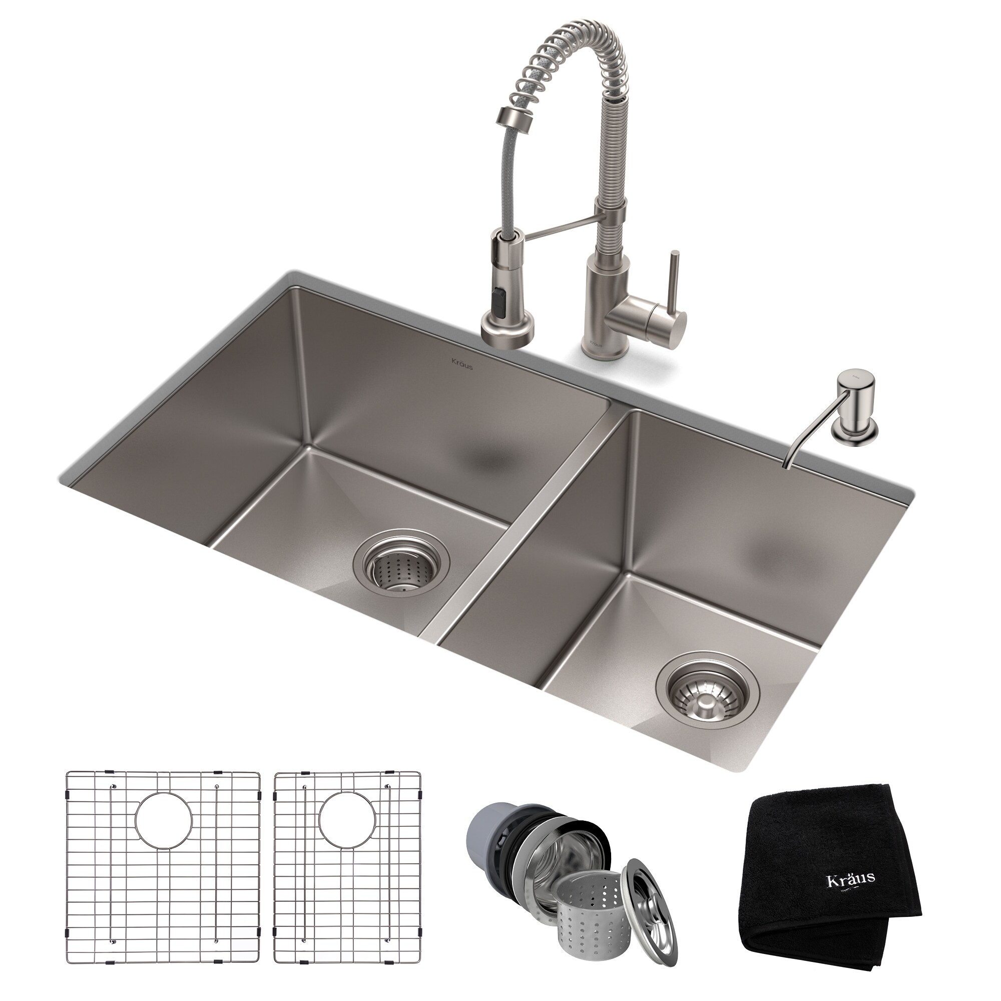 Kraus KHU103-33-1610-53SS Kitchen-Sinks - View #14