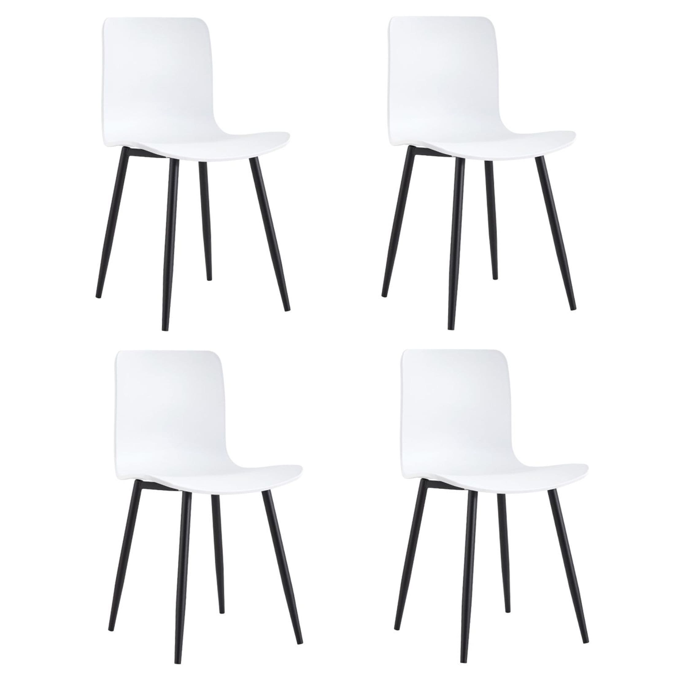 JASMODER W37052508 Dining Chair, Pp-608-Zx-Bai04, Set Of 4, White