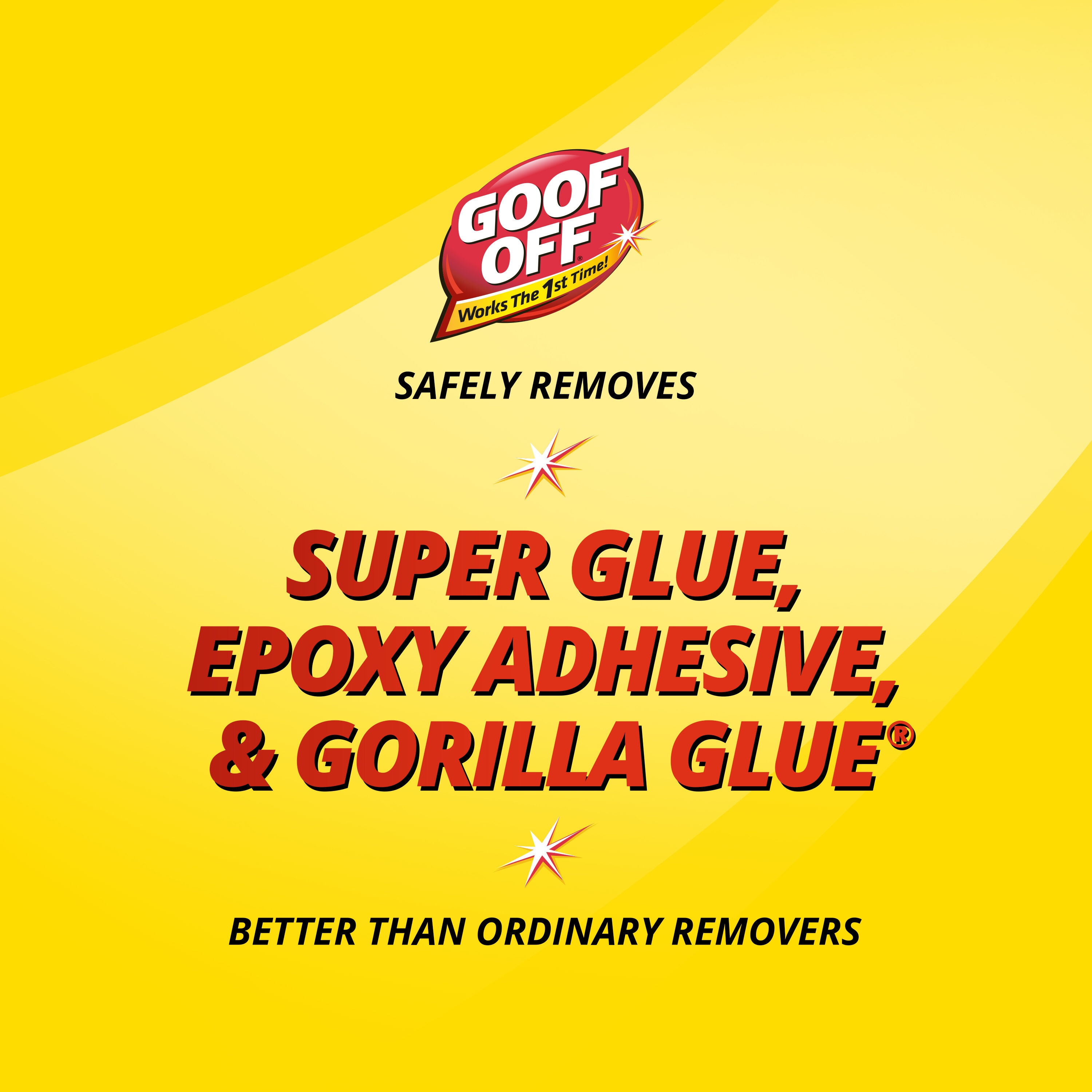 Goof Off Super Glue Remover, 4.5 oz - Scented Liquid Adhesive