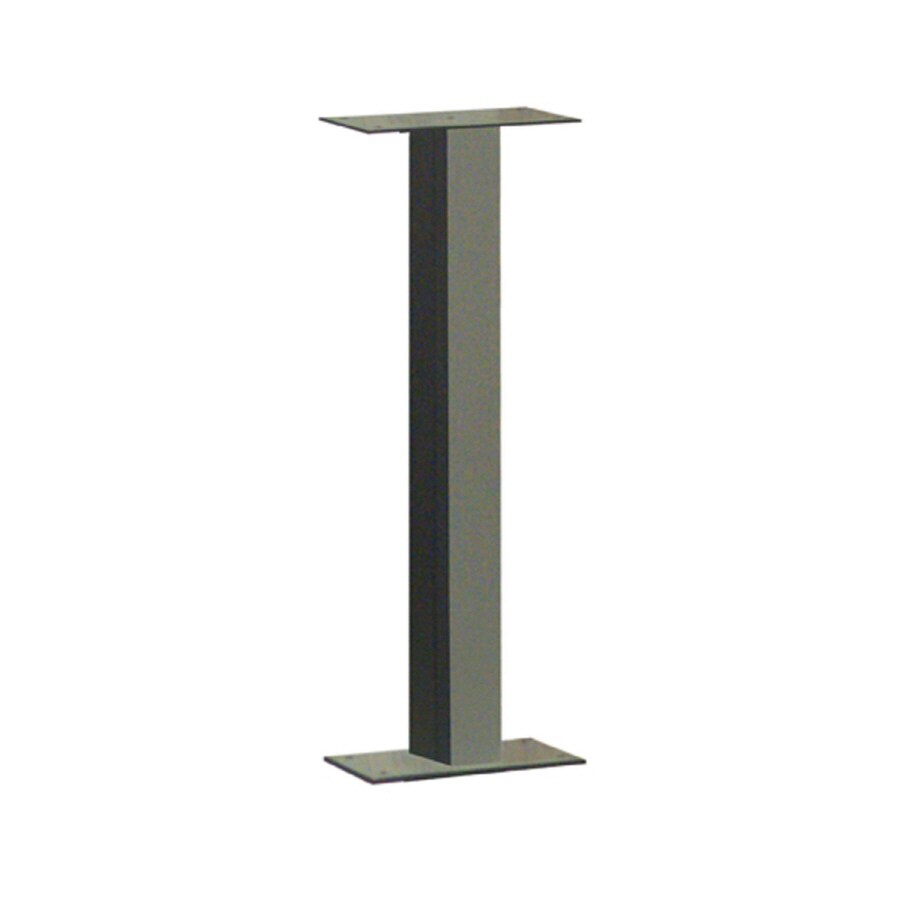 Architectural Mailboxes Brown Steel Concrete Pad with Base Bracket