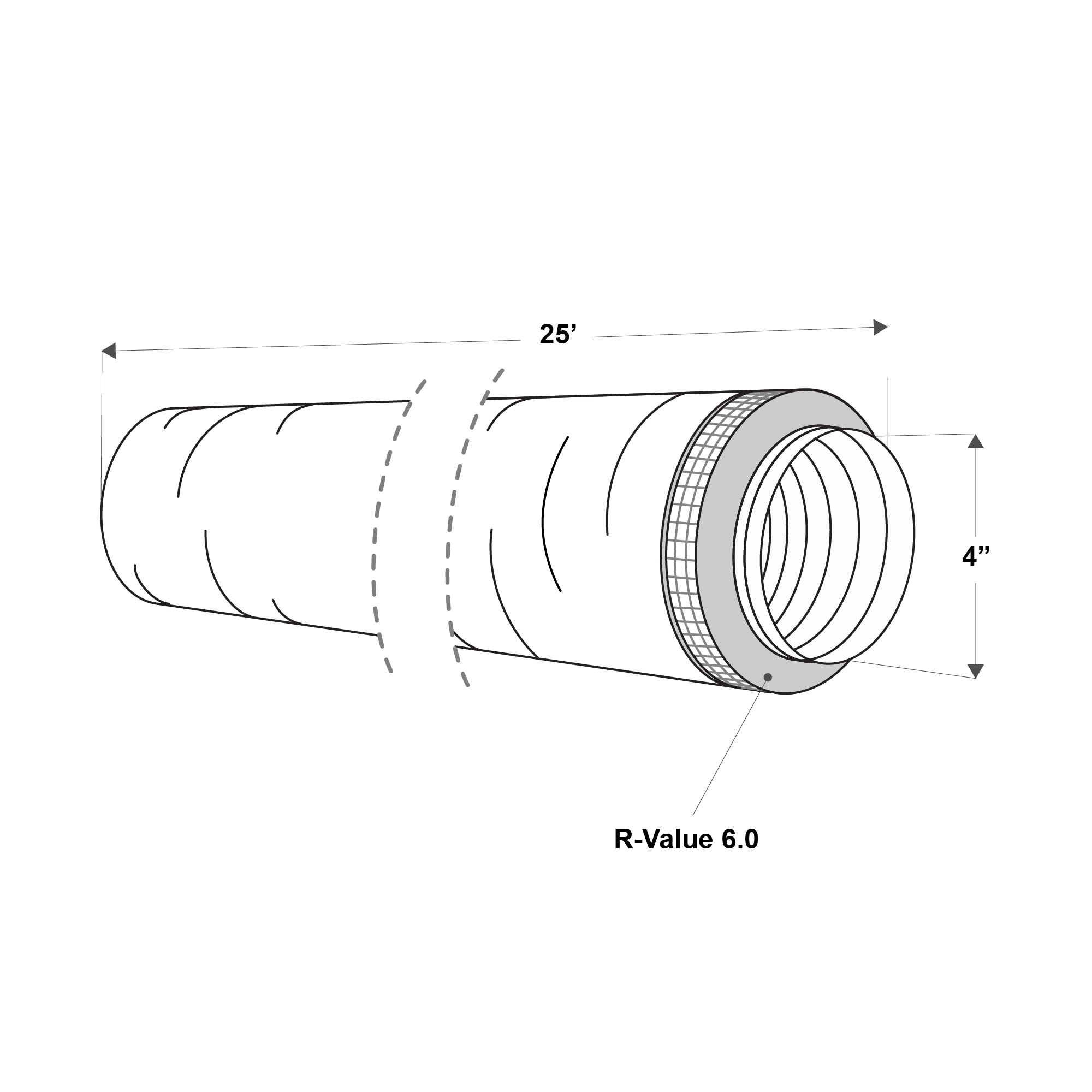 IMPERIAL MEA-0425-6 Flex-Duct - View #10