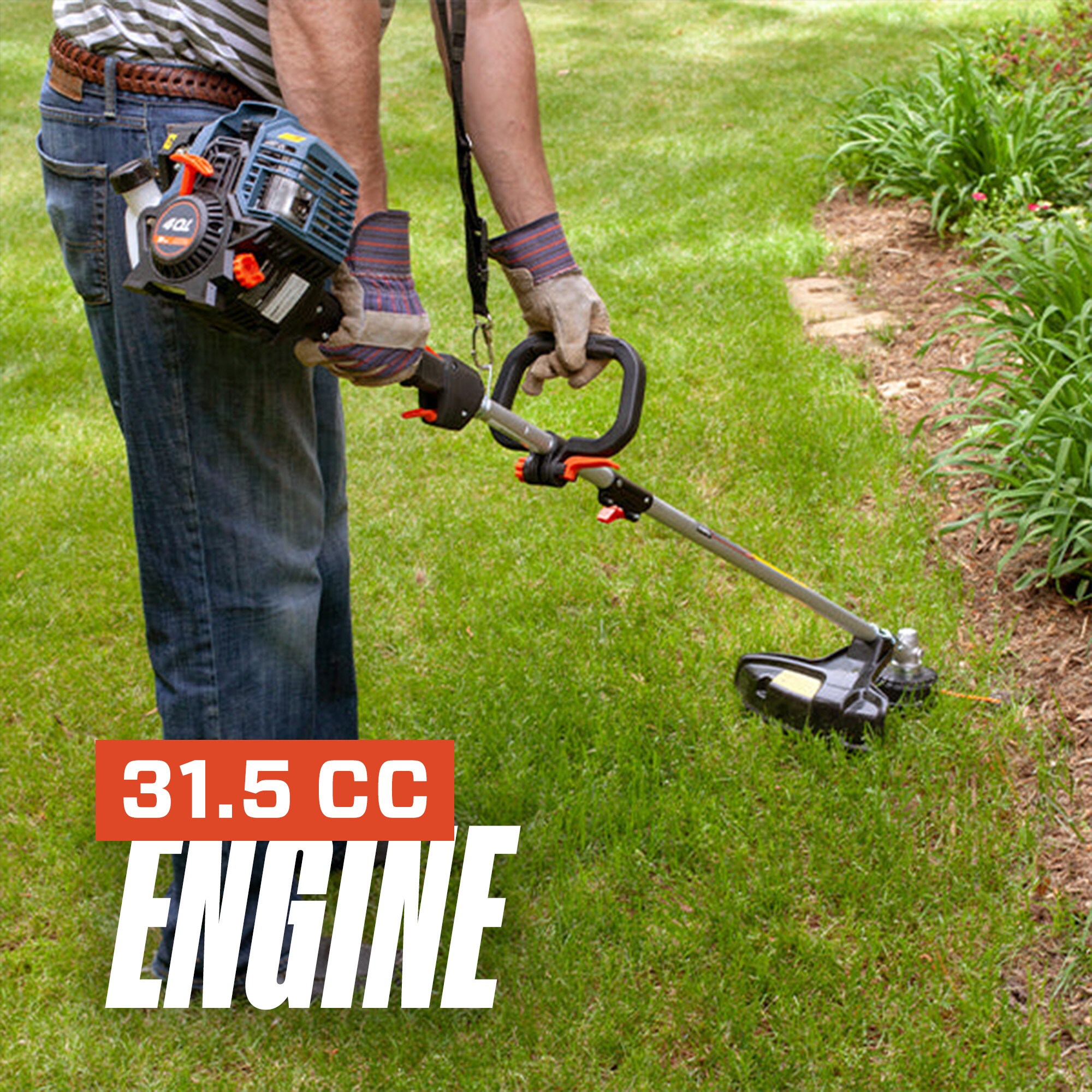 SENIX 4QL 31-cc 4-cycle 17.7-in Straight Shaft Attachment Capable