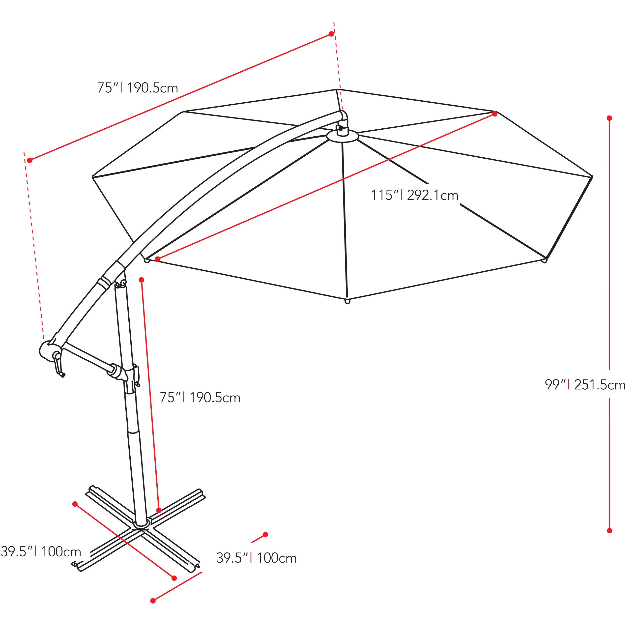 CorLiving PPU-460-U Umbrellas-2 - View #5