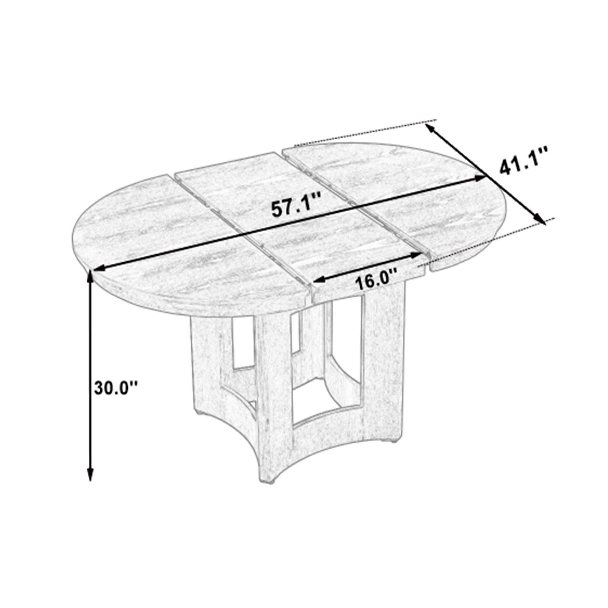 Dimakai DI-TO34451N3P Dining-Tables - View #2