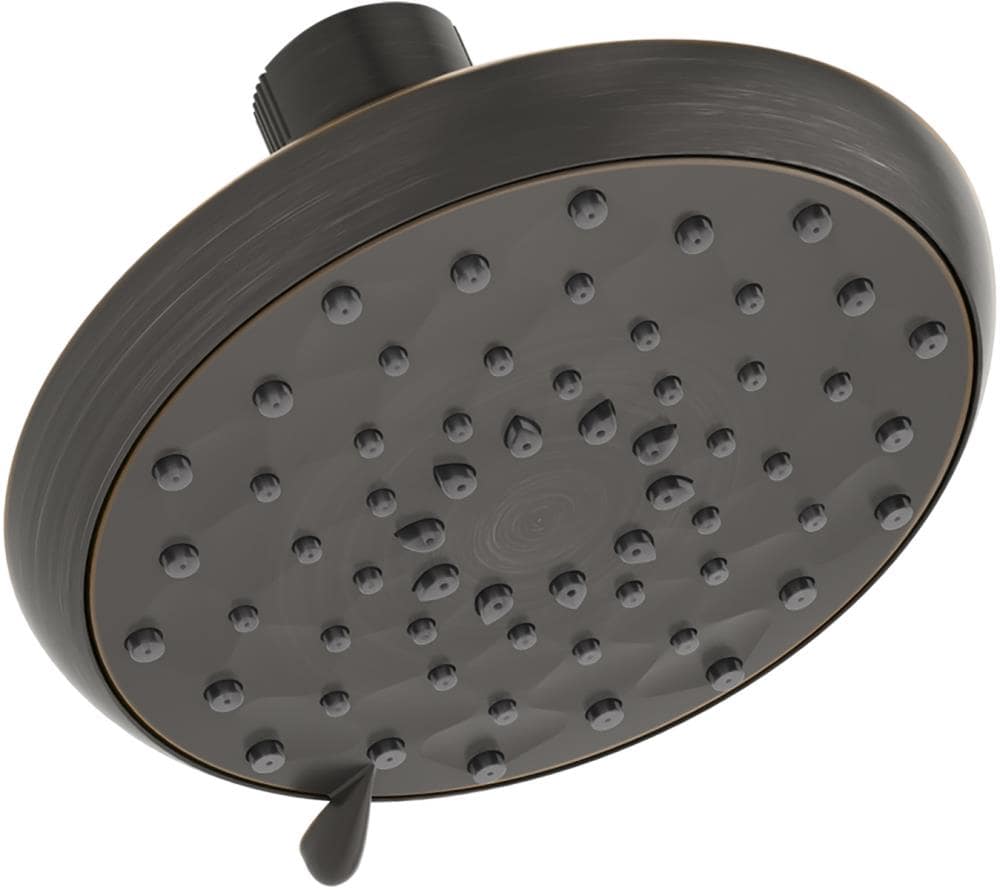 Kohler Awaken Oil Rubbed Bronze 4625 In Round Fixed Shower Head 175 Gpm 66 Lpm In The 7226