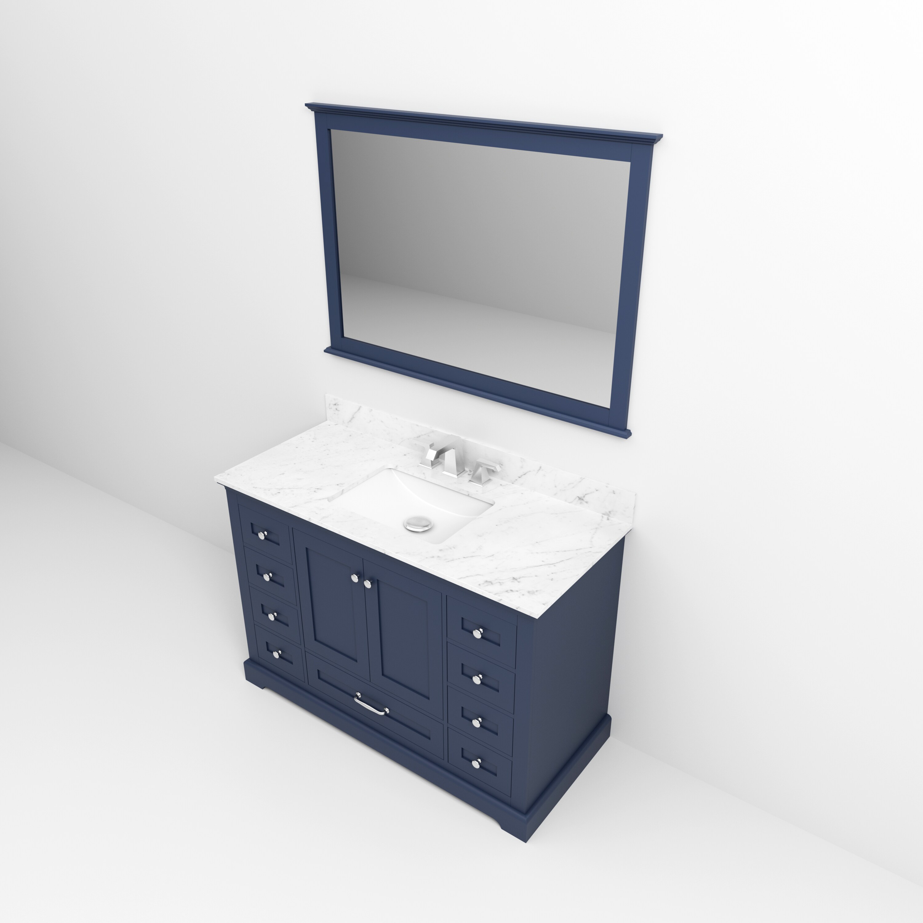 Lexora LD342248SEDSM46F Bath-Vanity-Combo - View #10