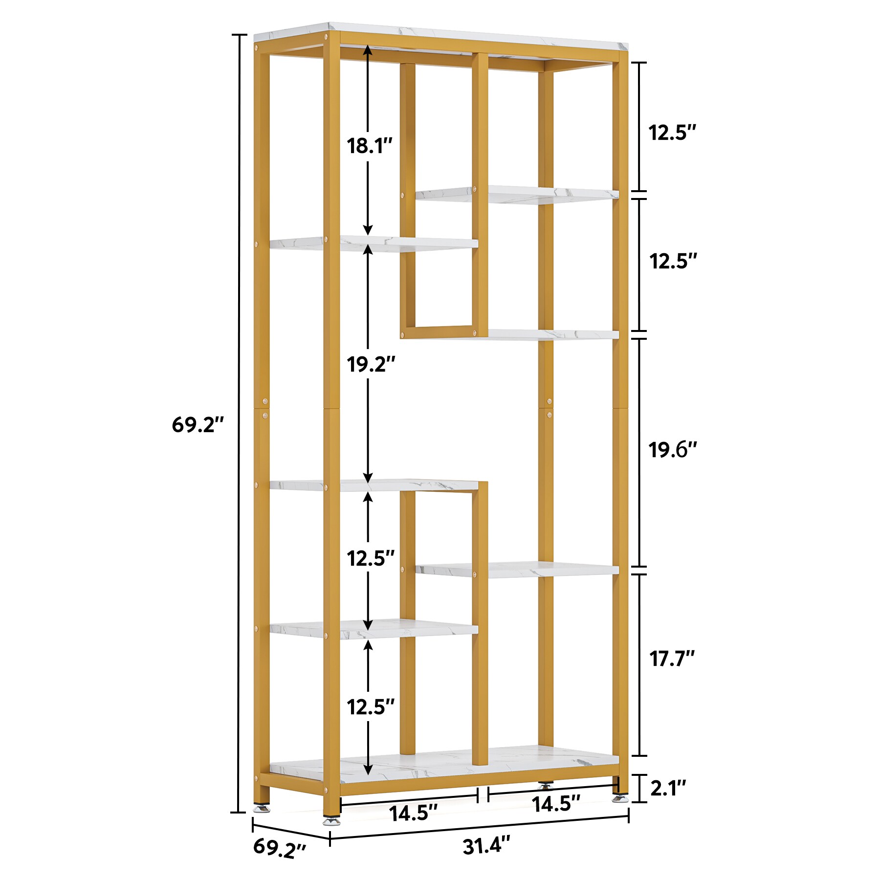 Tribesigns HOGA-JW0396 bookcases - View #8
