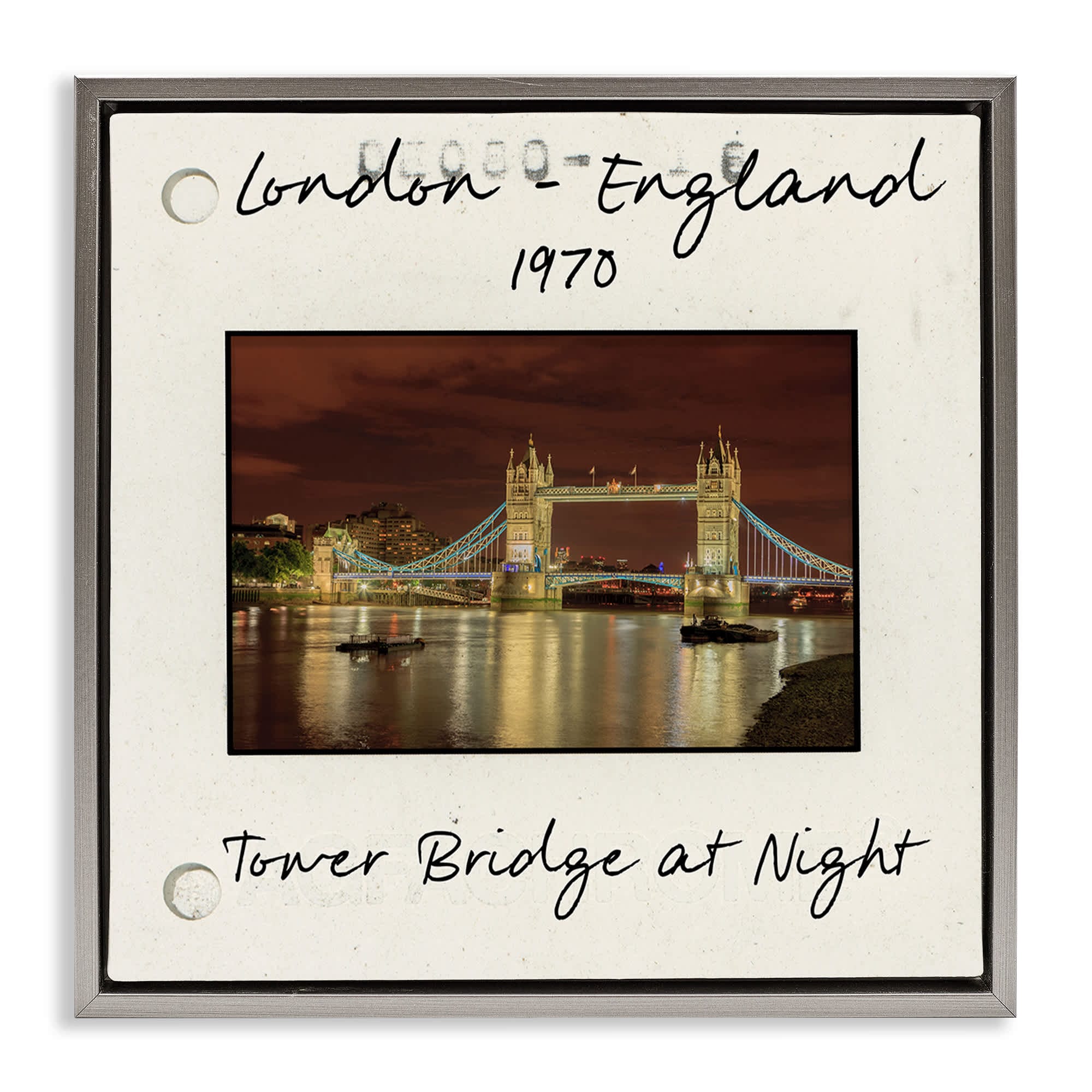 Stupell Industries BS-281-FFL-17X17 London England Travel View Gray Framed Floater Canvas Wall Art By Danita Delimont 18 x 18
