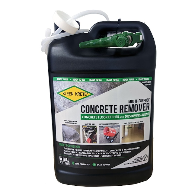 KLEEN KRETE 1-Gallon Dissolving Concrete Splatter Remover in the Concrete  Removal department at