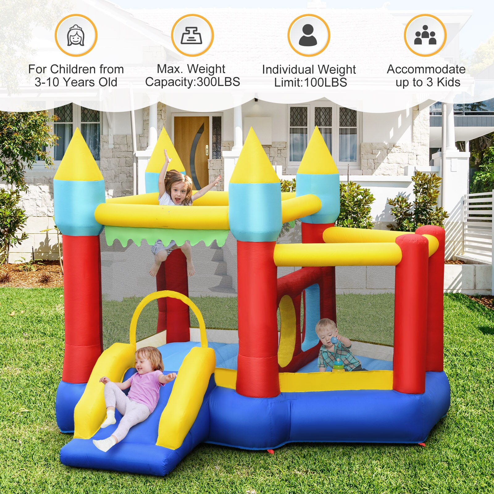 Slickblue D-CO-37201PN Bounce-Houses - View #4