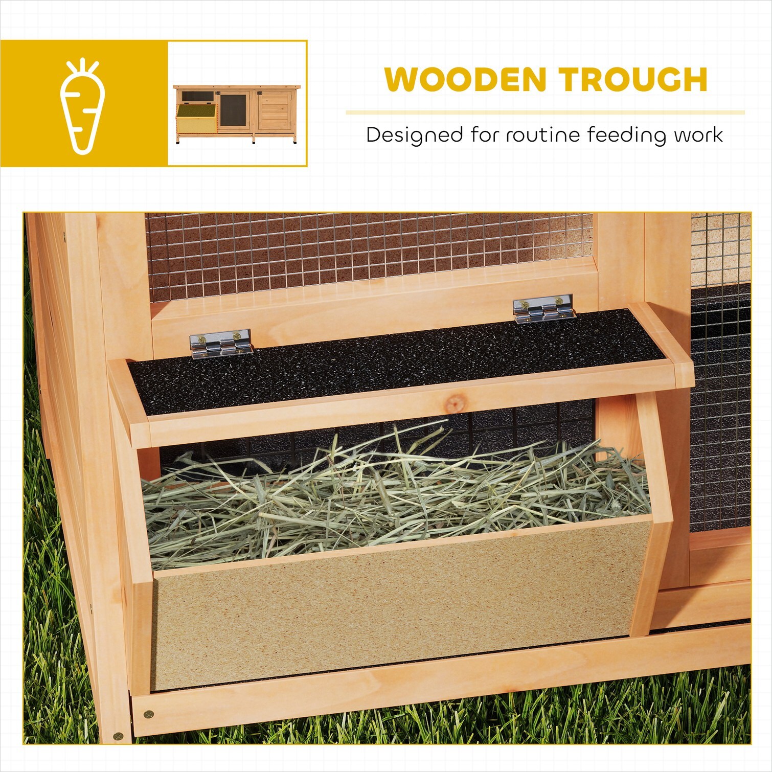 BBabe E9IG01752HTW Chicken-Coops-Rabbit-Hutches - View #5