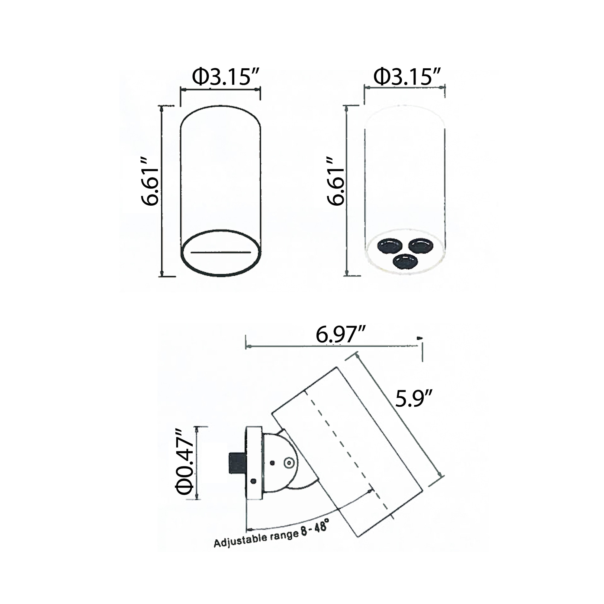 MODLAND MDL1SS27LG6 Showerhead-Bar-Panels - View #10