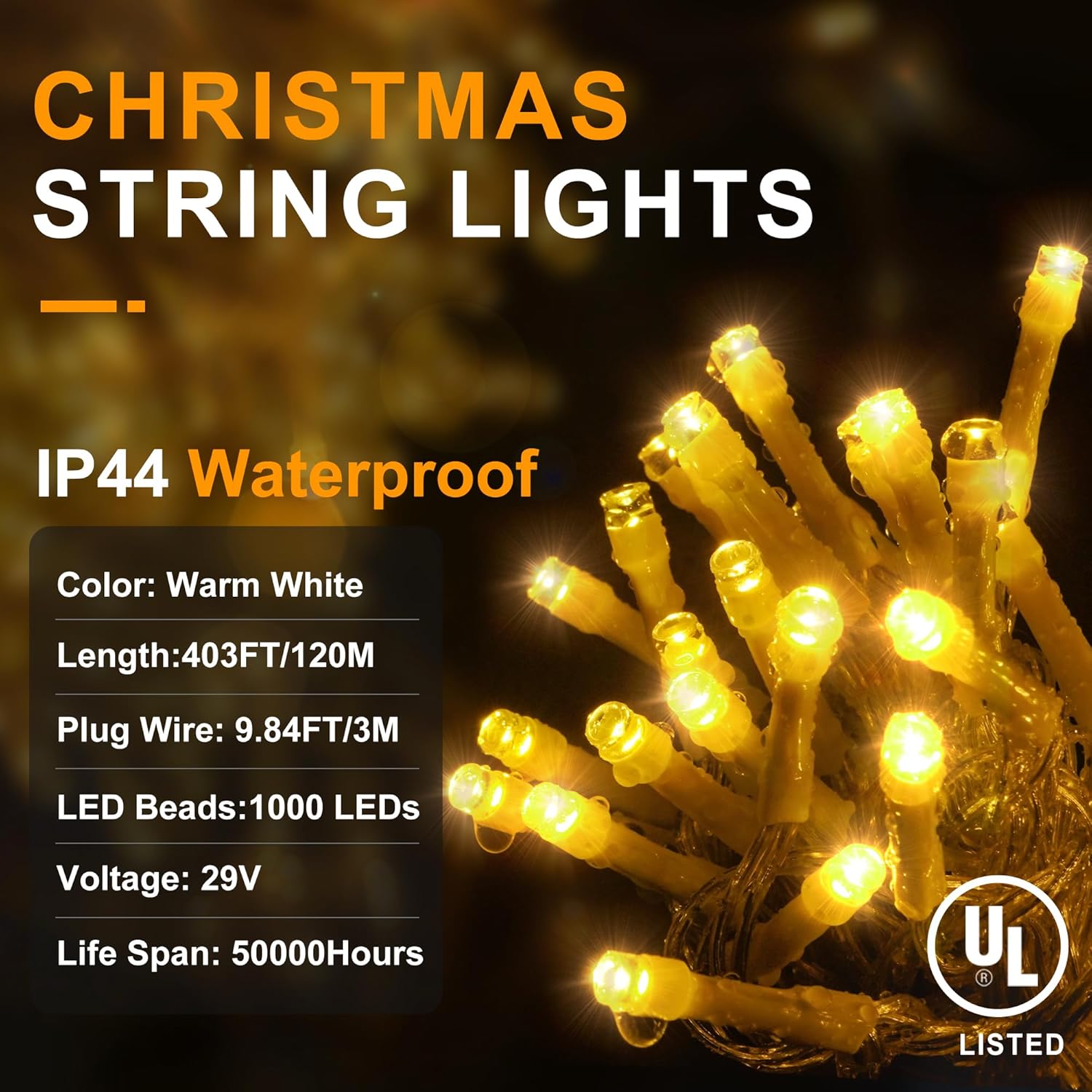 Luupatchy GAOYUUS0008-LIGHT Christmas-String-Lights - View #2
