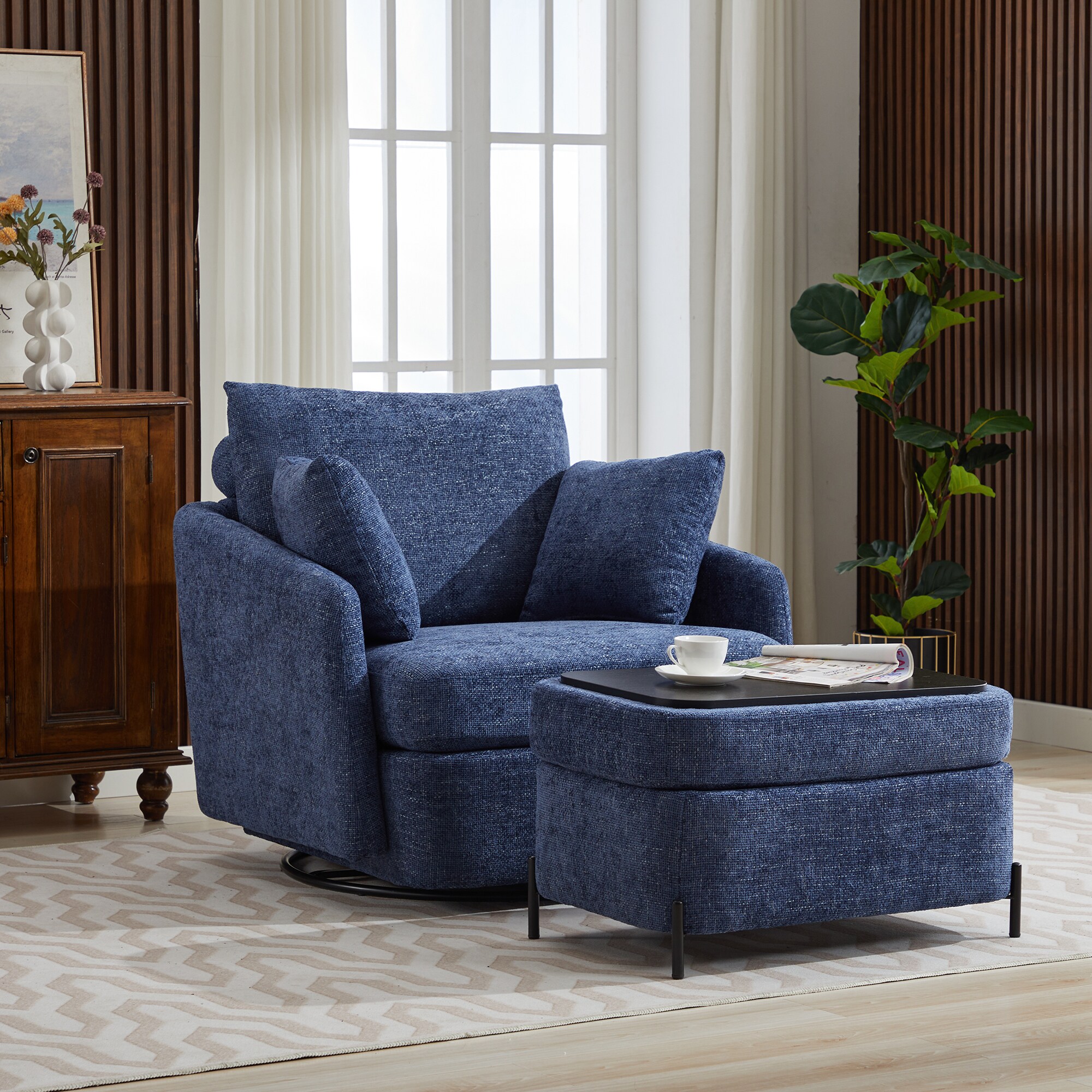 Aortzio HM-A1082-NAVY chairs - View #5