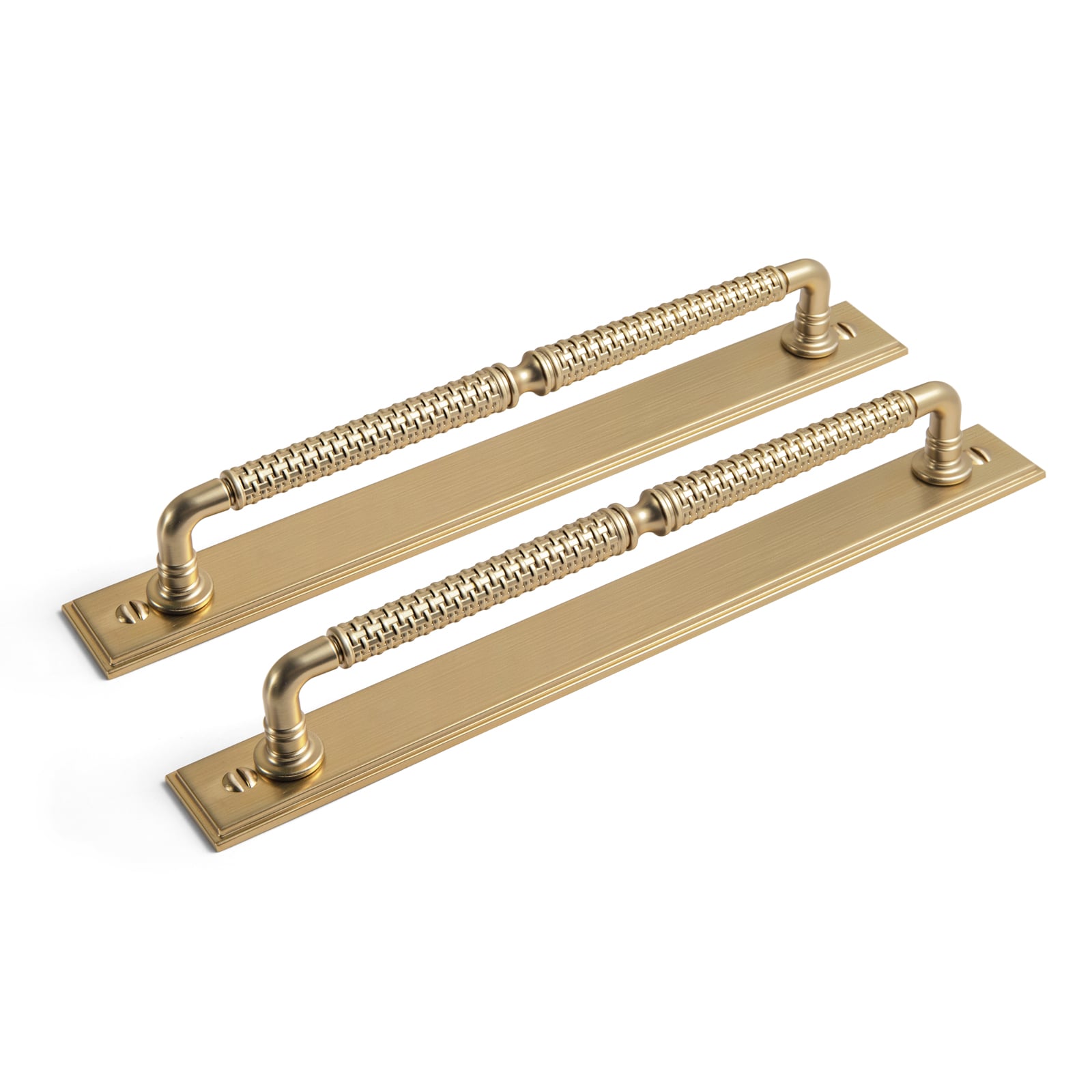 Miaokesen 7-9/16-in , 192mm Center to Center Champagne Bronze Novelty Bar Drawer Pull 2 -Pack