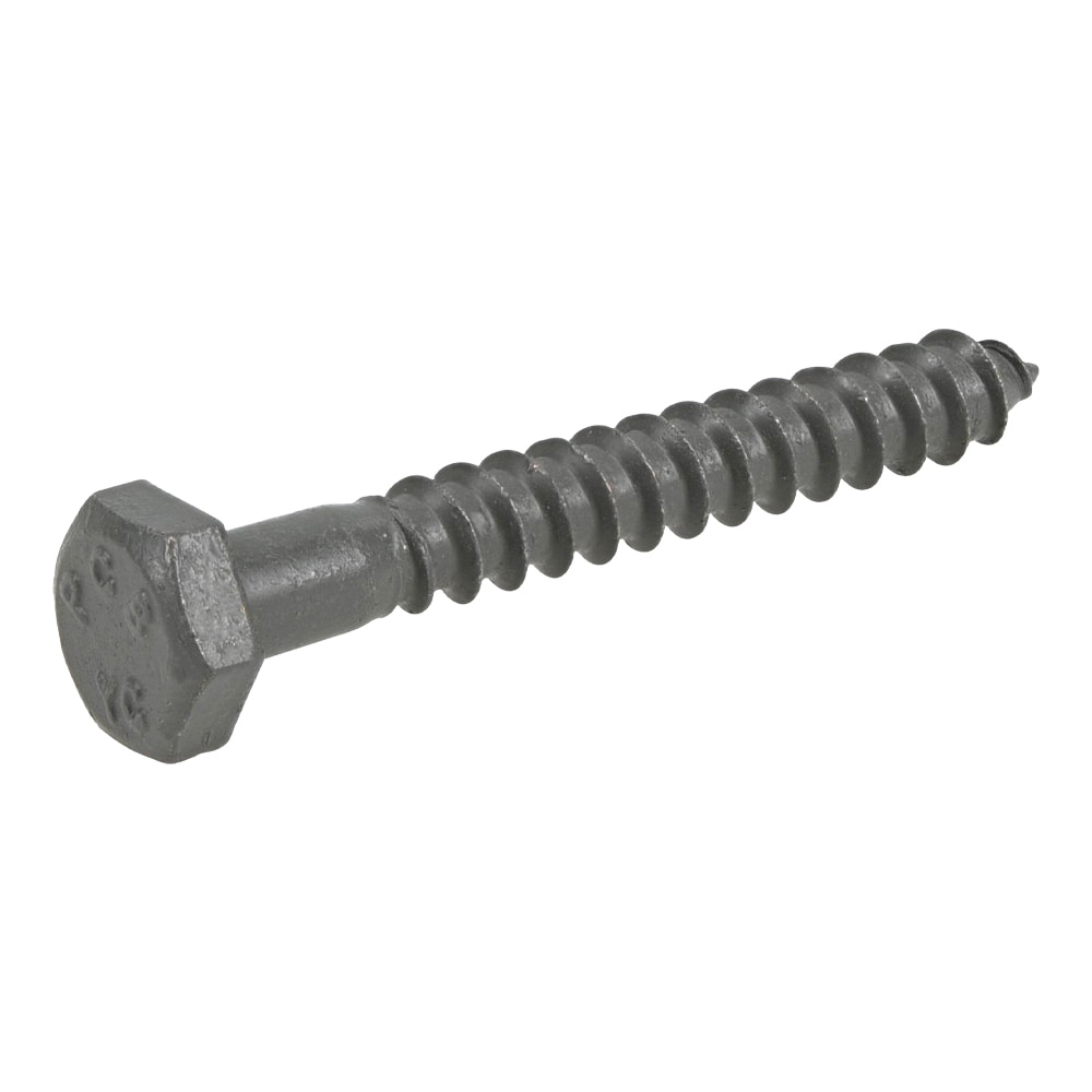Deck Plus 261308 1/4-in x 2-in Gray Epoxy Hex -Head Exterior Lag screws