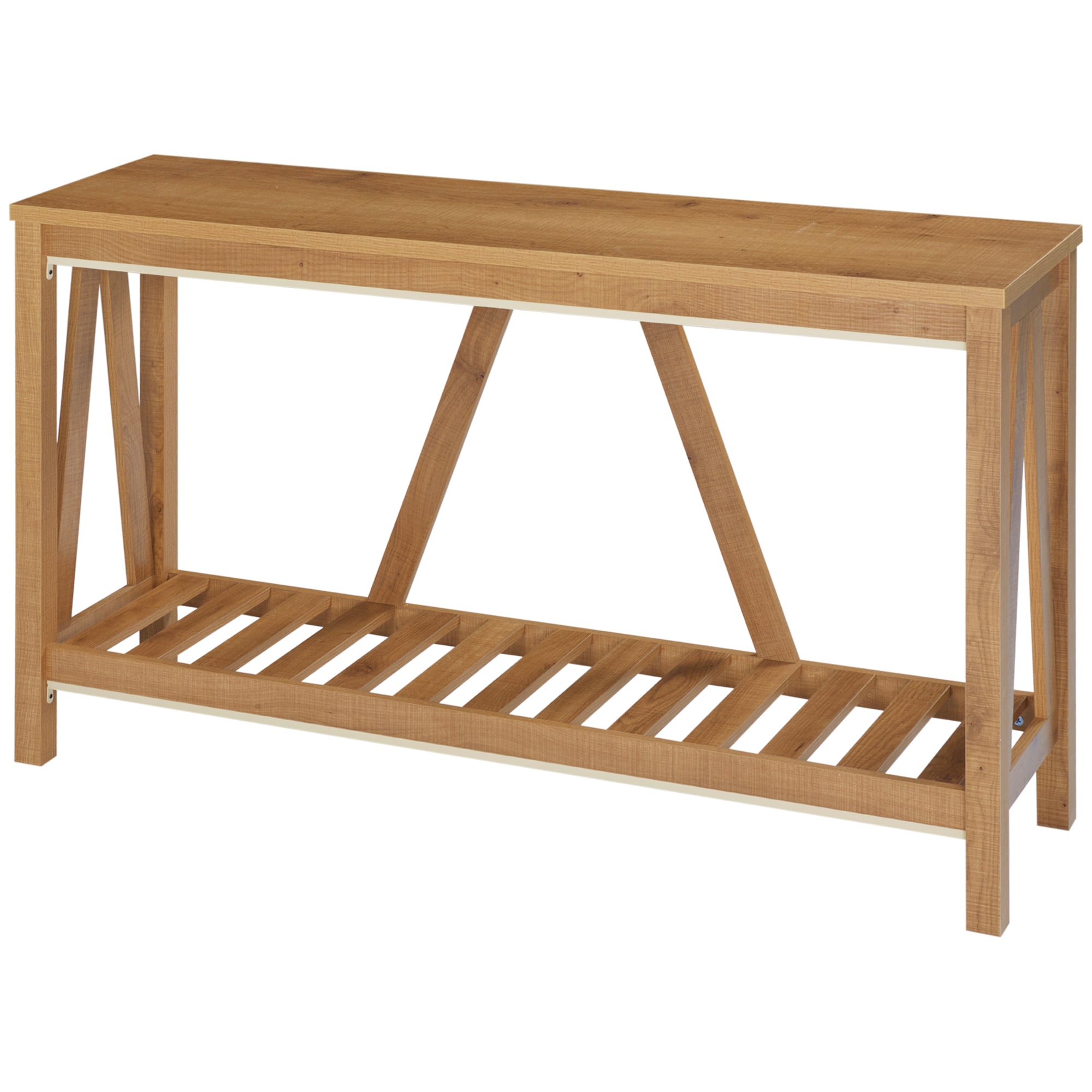 CESICIA BPT-A16 Patio Tables Rectangle Outdoor Dining 14.3-in W x 52-in L with Umbrella Hole