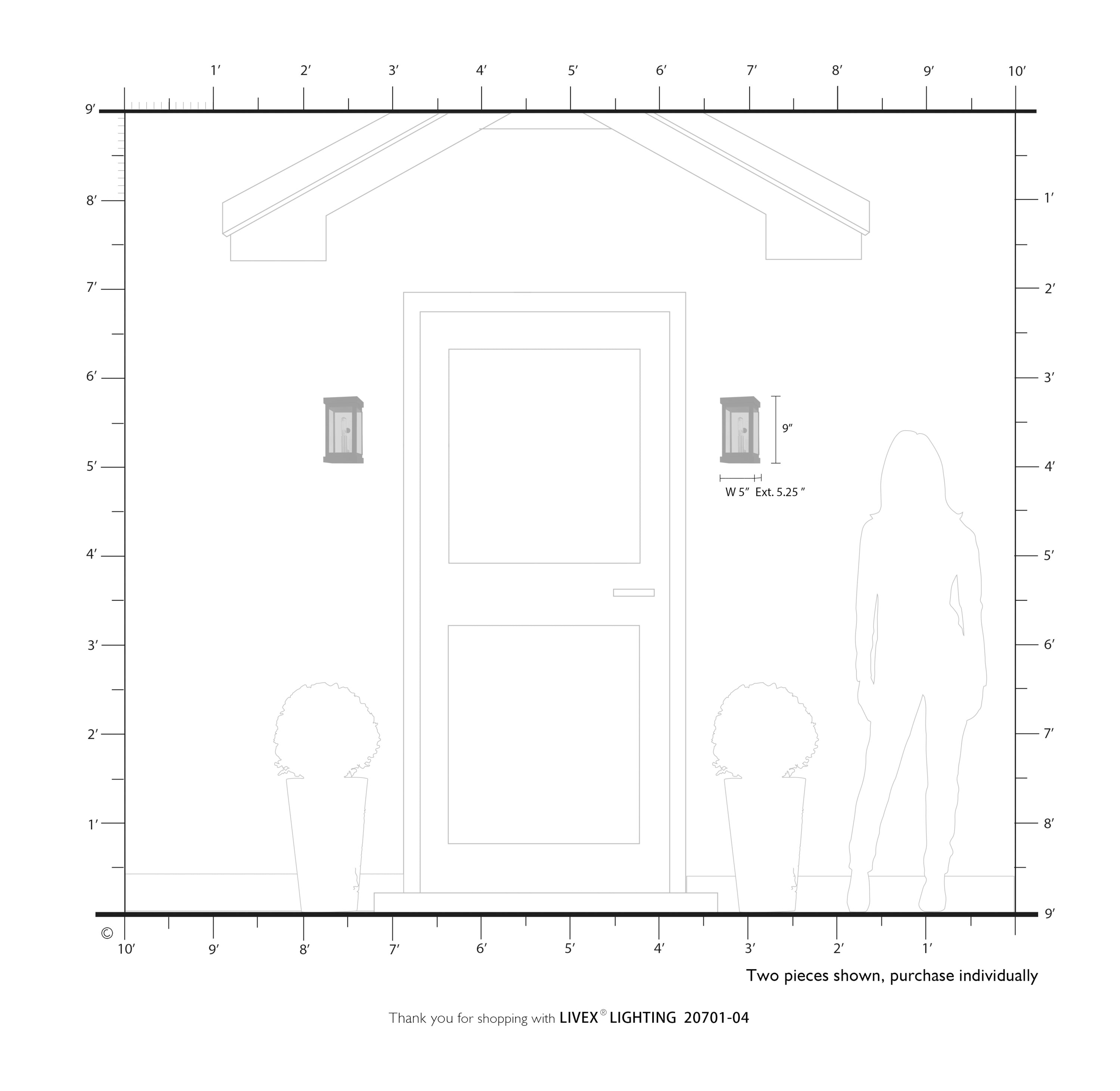 Livex Lighting 20701-04 Outdoor-Wall-Lighting - View #7