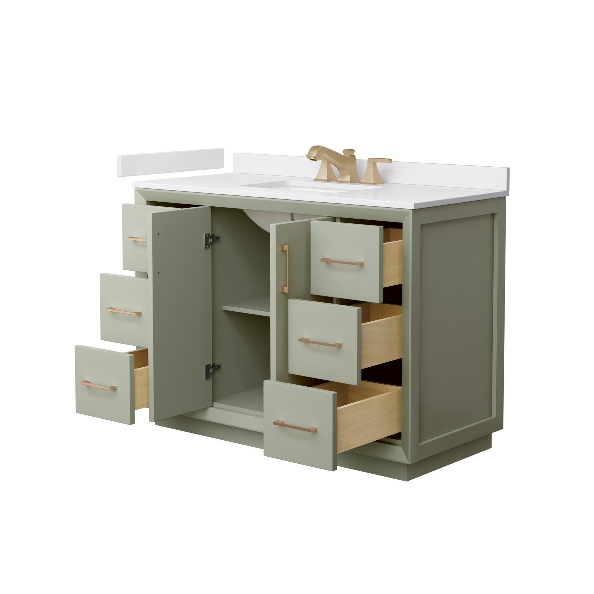 Wyndham Collection WCF414148SLZWCUS3MXX Bath-Vanity-Combo - View #2