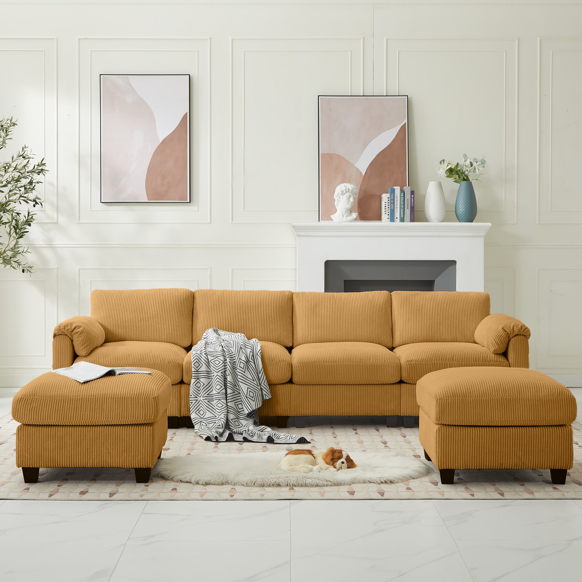 VOUA SAF-DXDRZJ4-YE1 Sofas-Loveseats - View #3