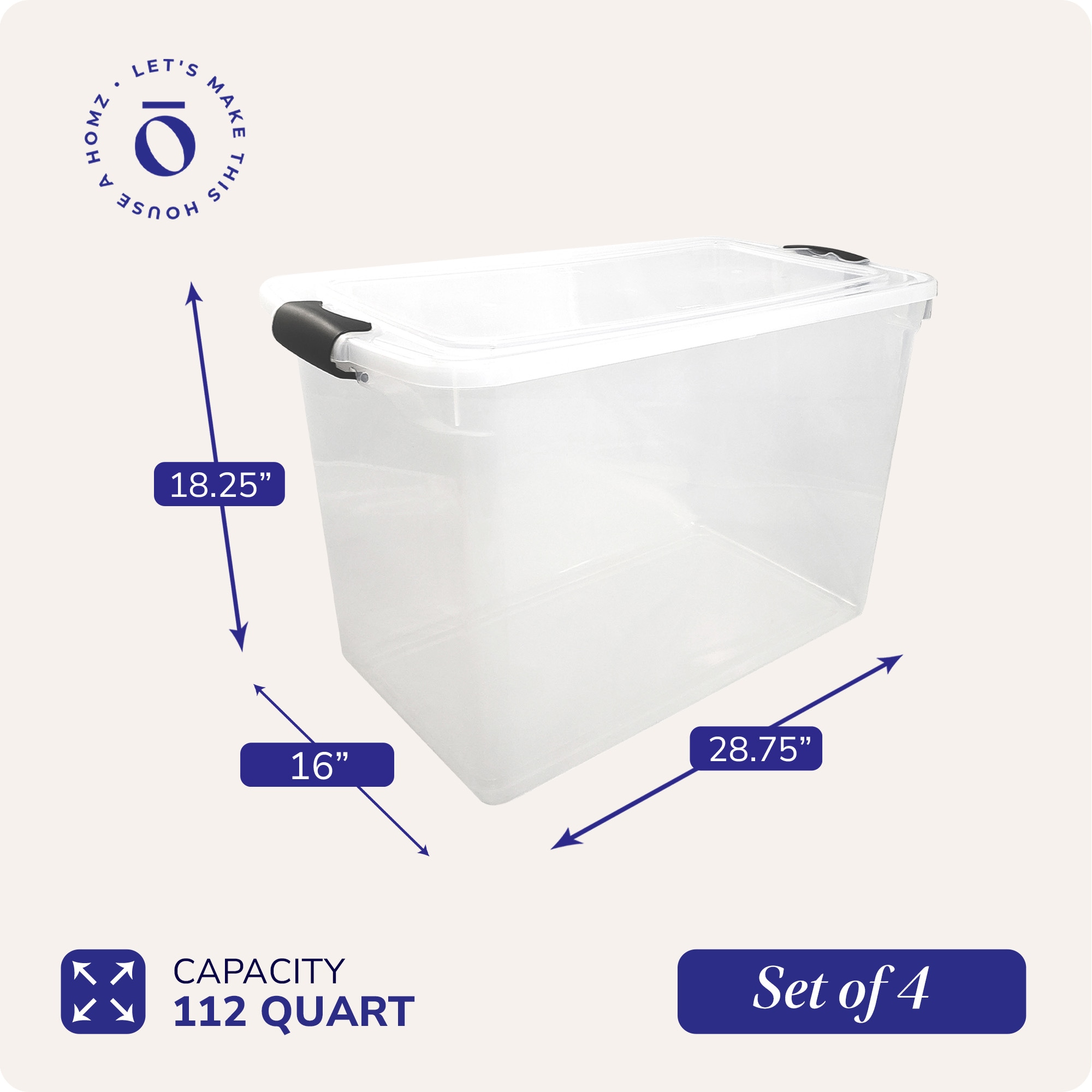 Homz Products 404100 Bins-Baskets - View #4
