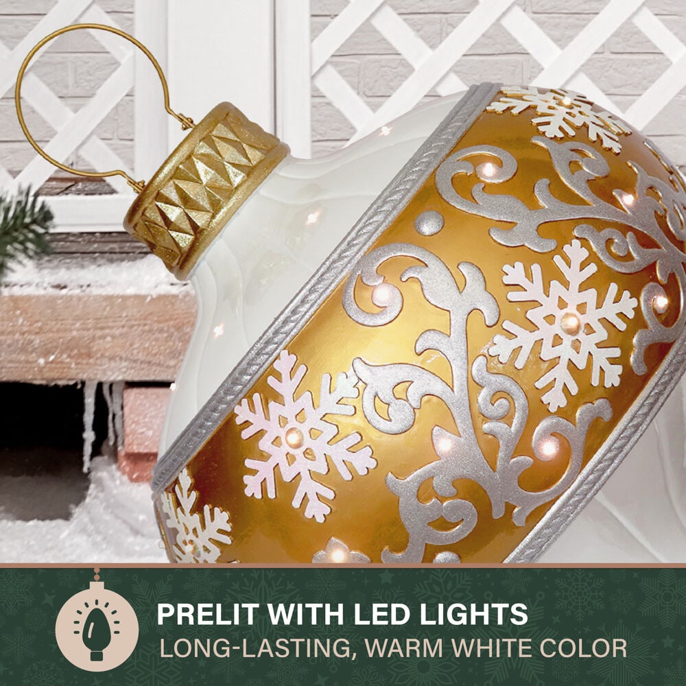 Fraser Hill Farm FFRS029-ORN1-GLD Outdoor-Christmas-Decor - View #3