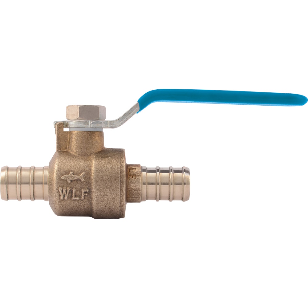 SharkBite 3/4-in Pex Barb x 3/4-in Pex Barb Ball Valve in the Ball Valves  department at