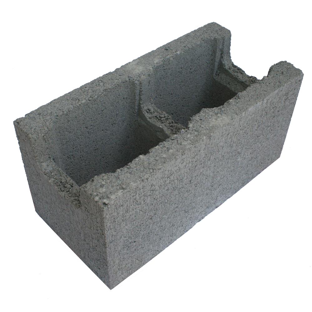  62297 8-in W x 8-in H x 16-in L Concrete Block