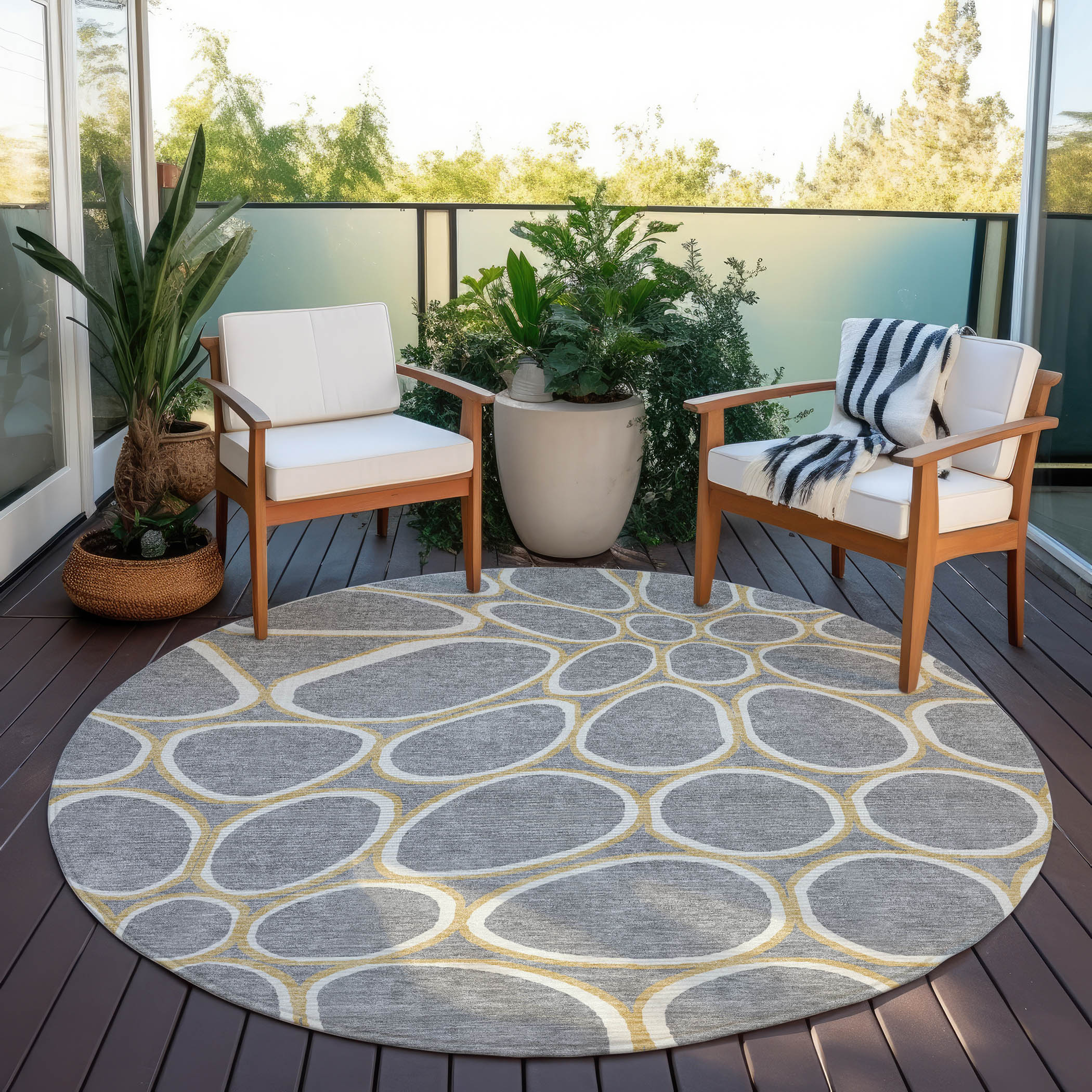 Addison Rugs ACN1041GY8RO rugs - View #7