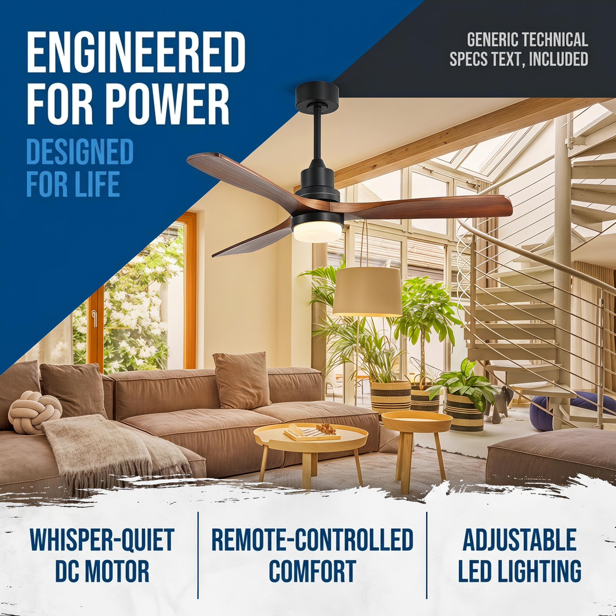 Tenleaf 804ICF-09-1 Ceiling-Fans - View #4