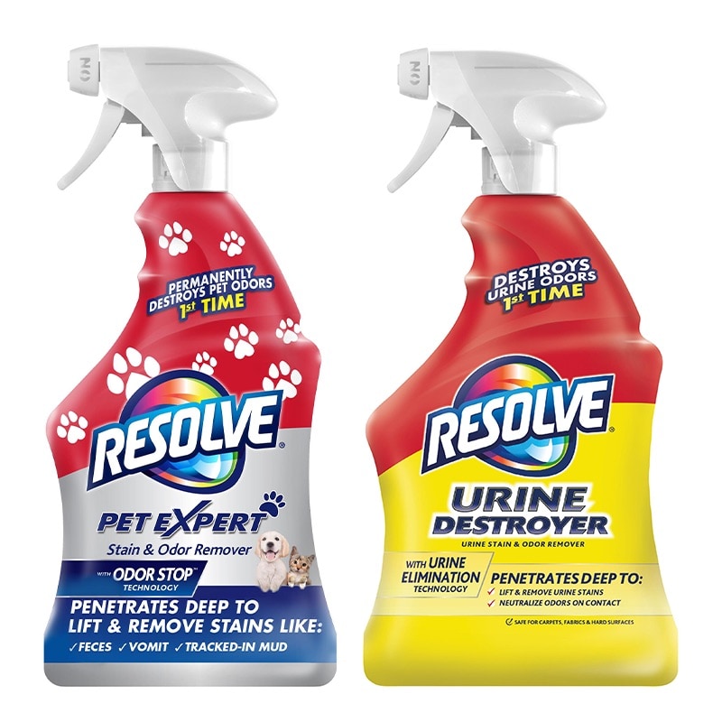 Shop Resolve Total Pet Cleaning Collection w Pet Spot Remover Urine Destroyer Spray at Lowes