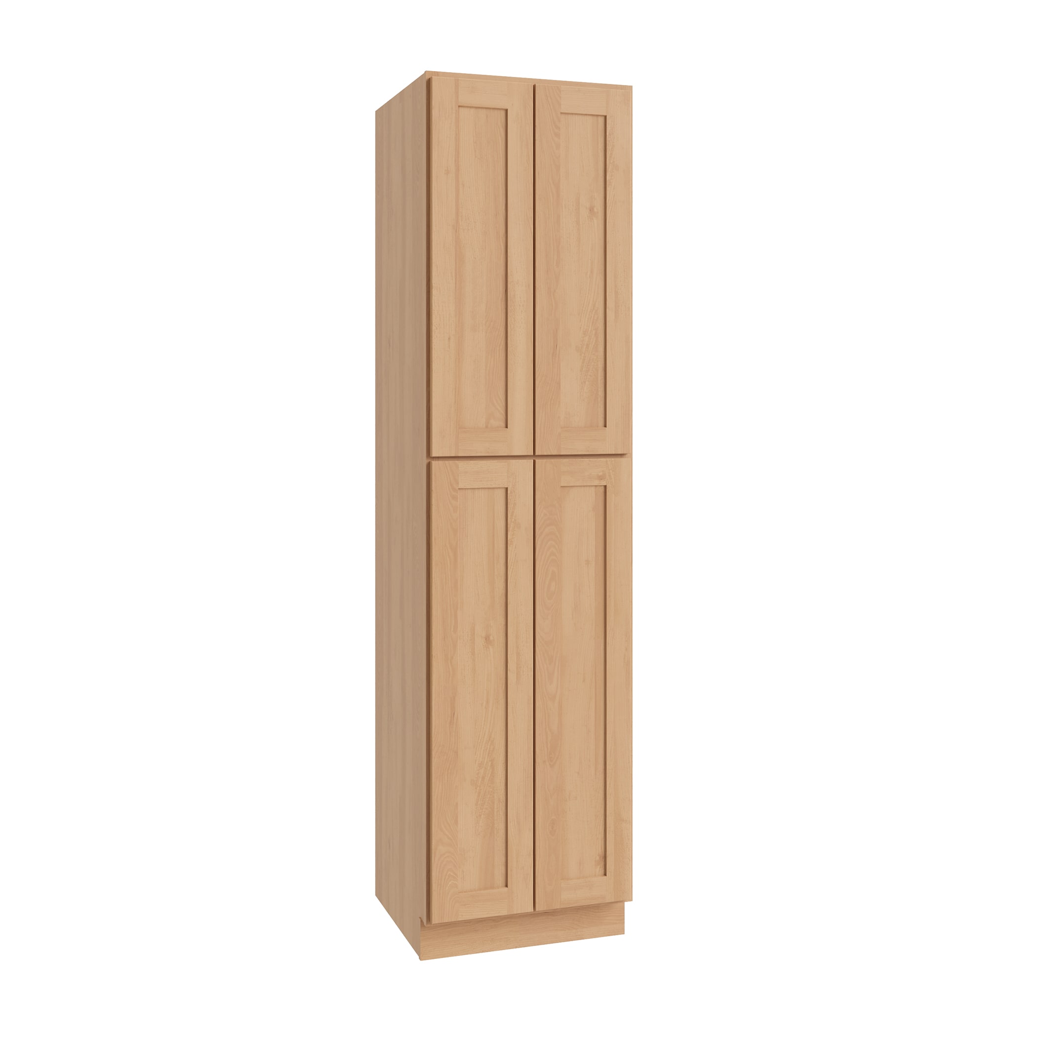 RELIABILT L05-UC2424X90 Parkstone 24-in W x 90-in H x 24-in D Wheat Rubberwood Pantry Fully assembled Plywood Cabinet Shaker)