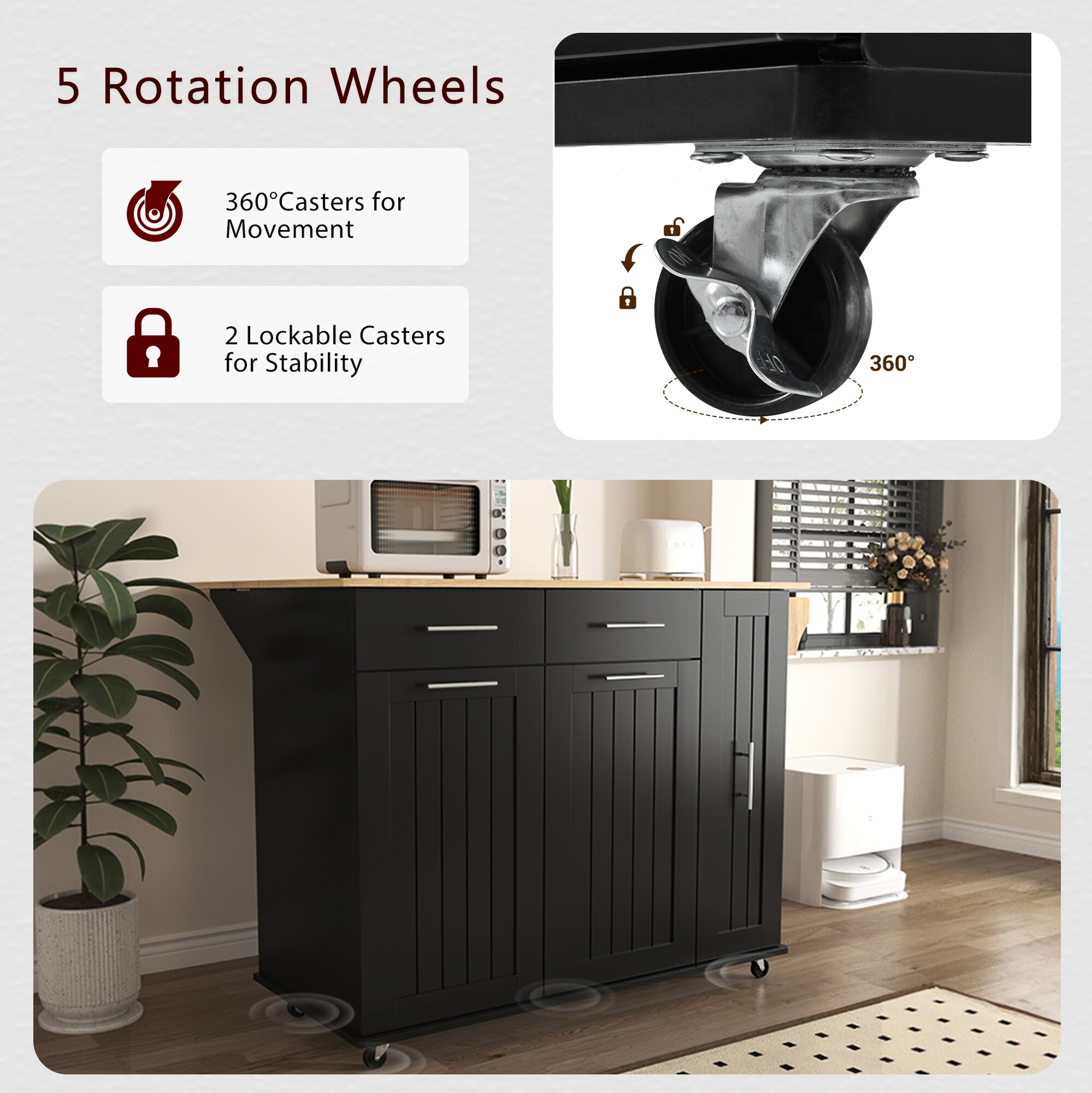 Kahomvis KK-QPO2-14B Kitchen-Furniture - View #8