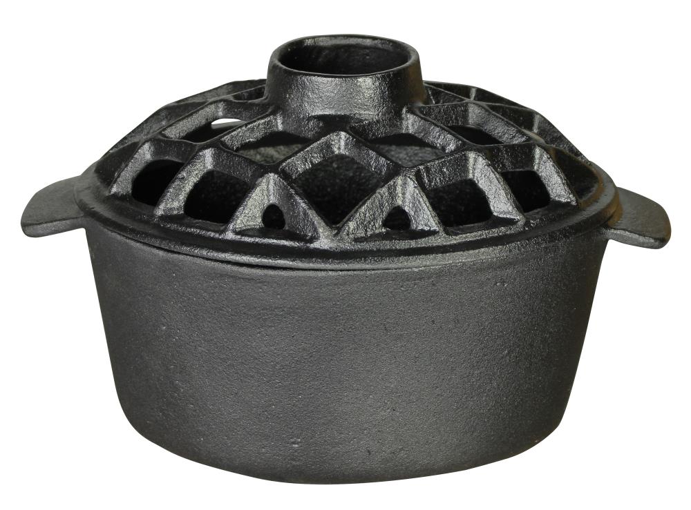 US Stove Company Black Lattice Steamer - 1 Quart Capacity - Cast Iron -  Fireplace Humidifier in the Fireplace Accessories department at