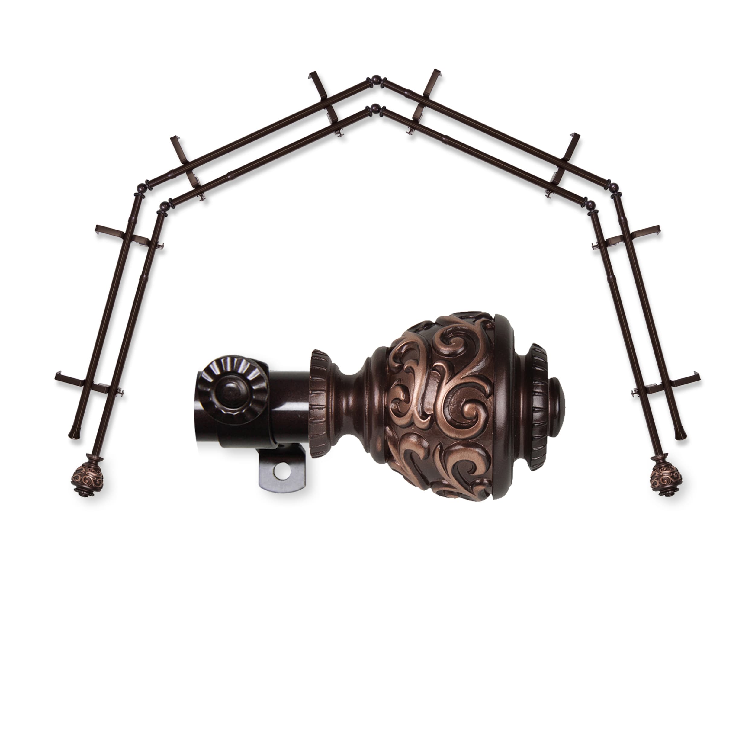 Hart & Harlow L-4BAY-89-7D Curtain-Rods - View #2