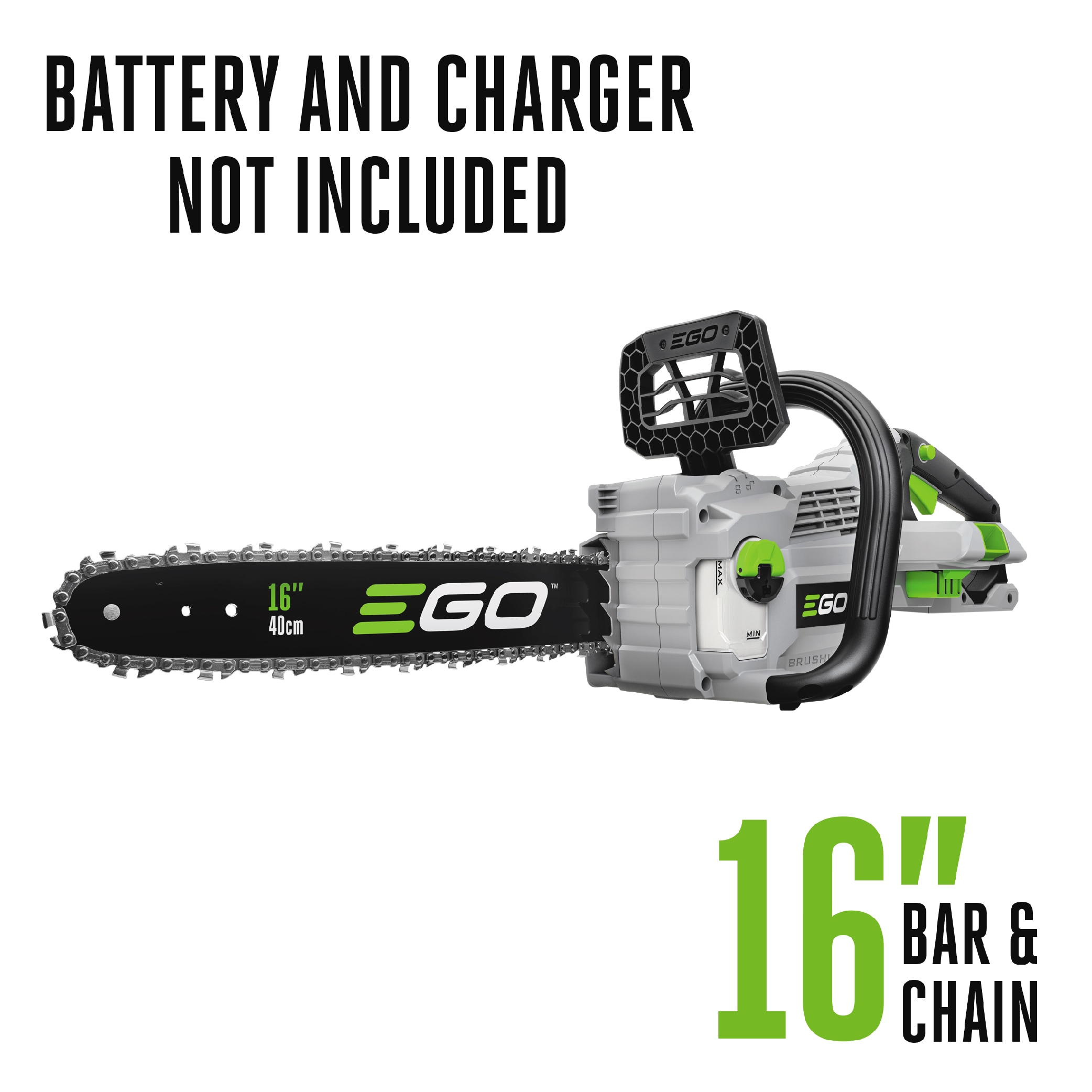 Brushless B60 Electric Chainsaw - Unit Without Battery and Without Charger