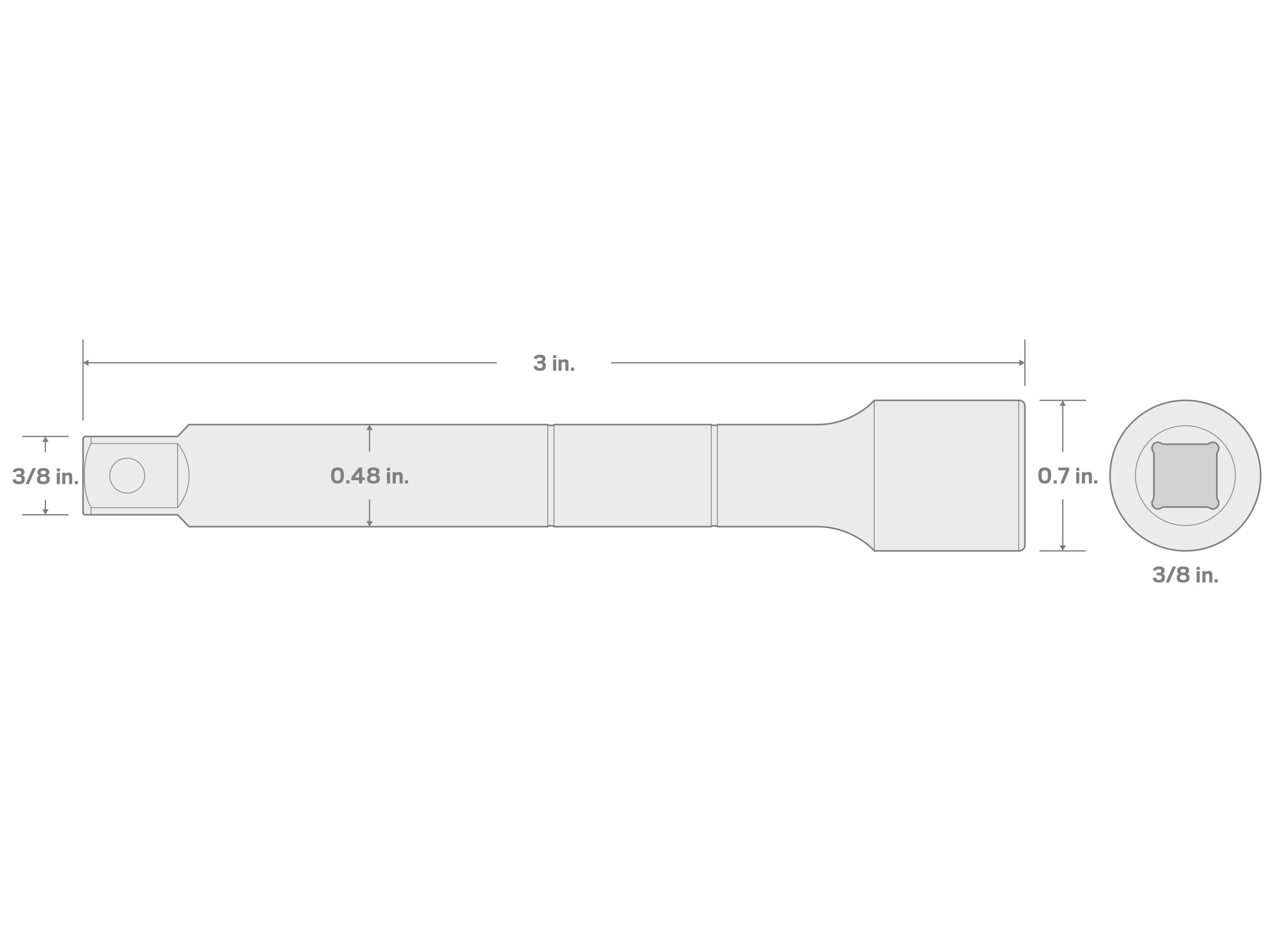 TEKTON SHA11103 Socket-Extensions - View #4