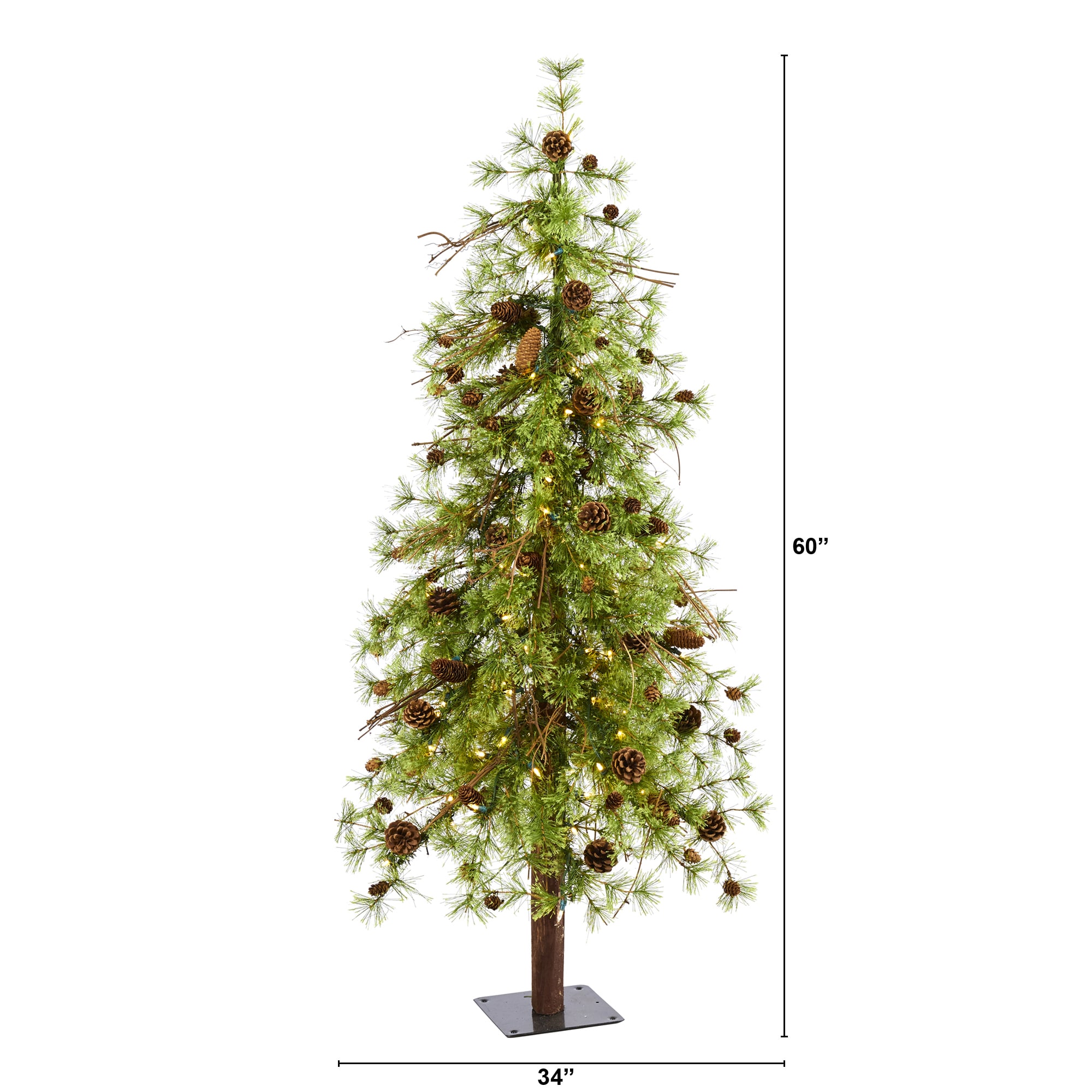 Nearly Natural T1433 Artificial-Christmas-Trees - View #3