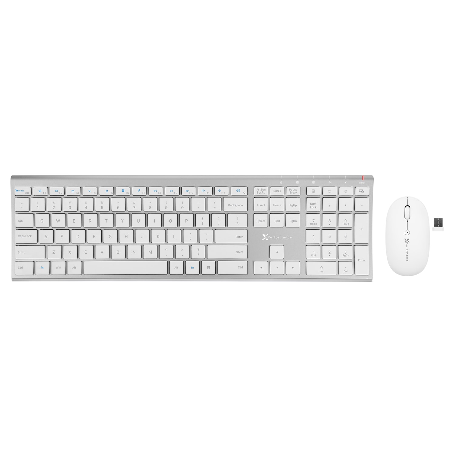 Wireless Keyboard And Mouse Rechargeable Full-size 2400 Dpi