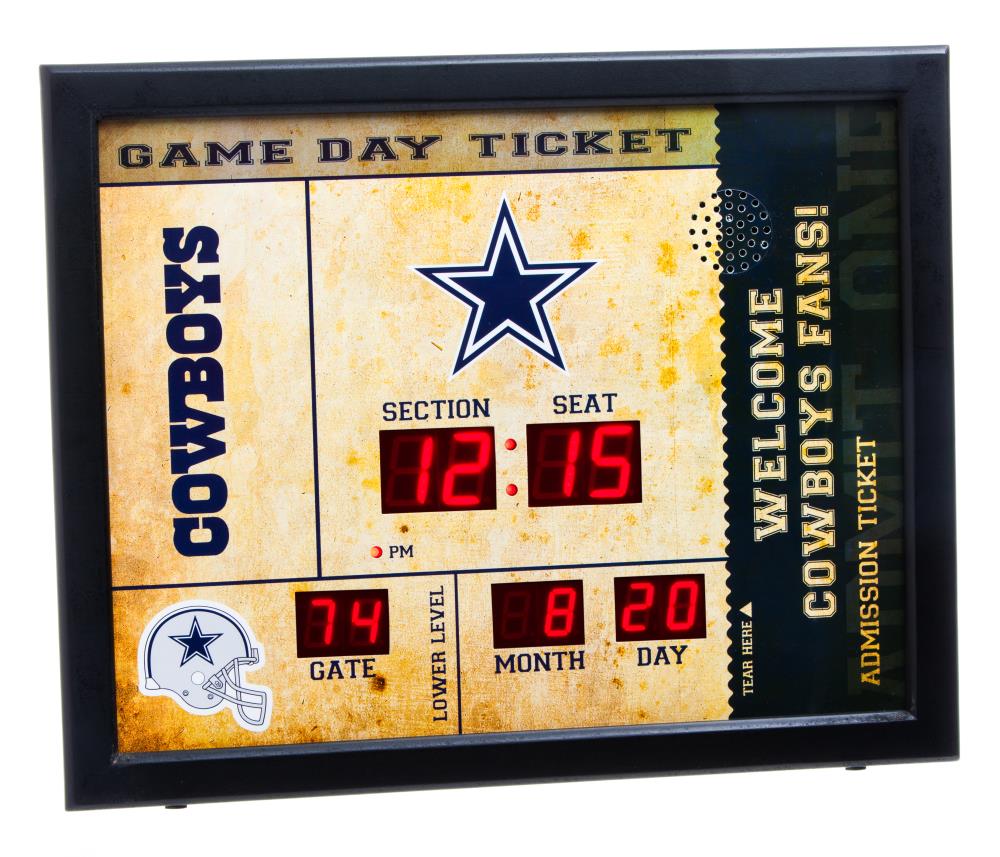 Dallas Cowboys Sport Team Star Logo Round Wall Clock 