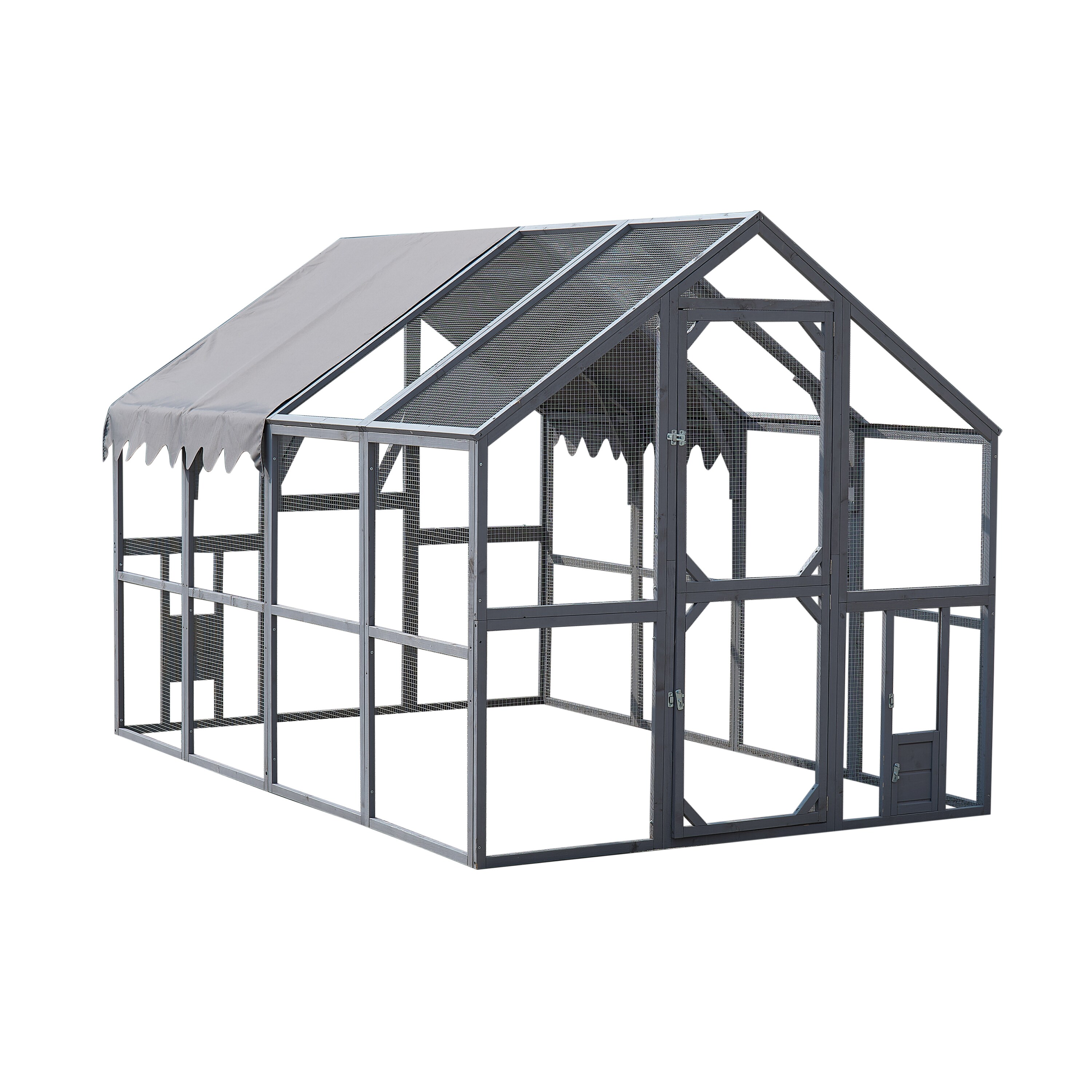 Maocao Hoom JLS00030 Gray Wood Chicken coop
