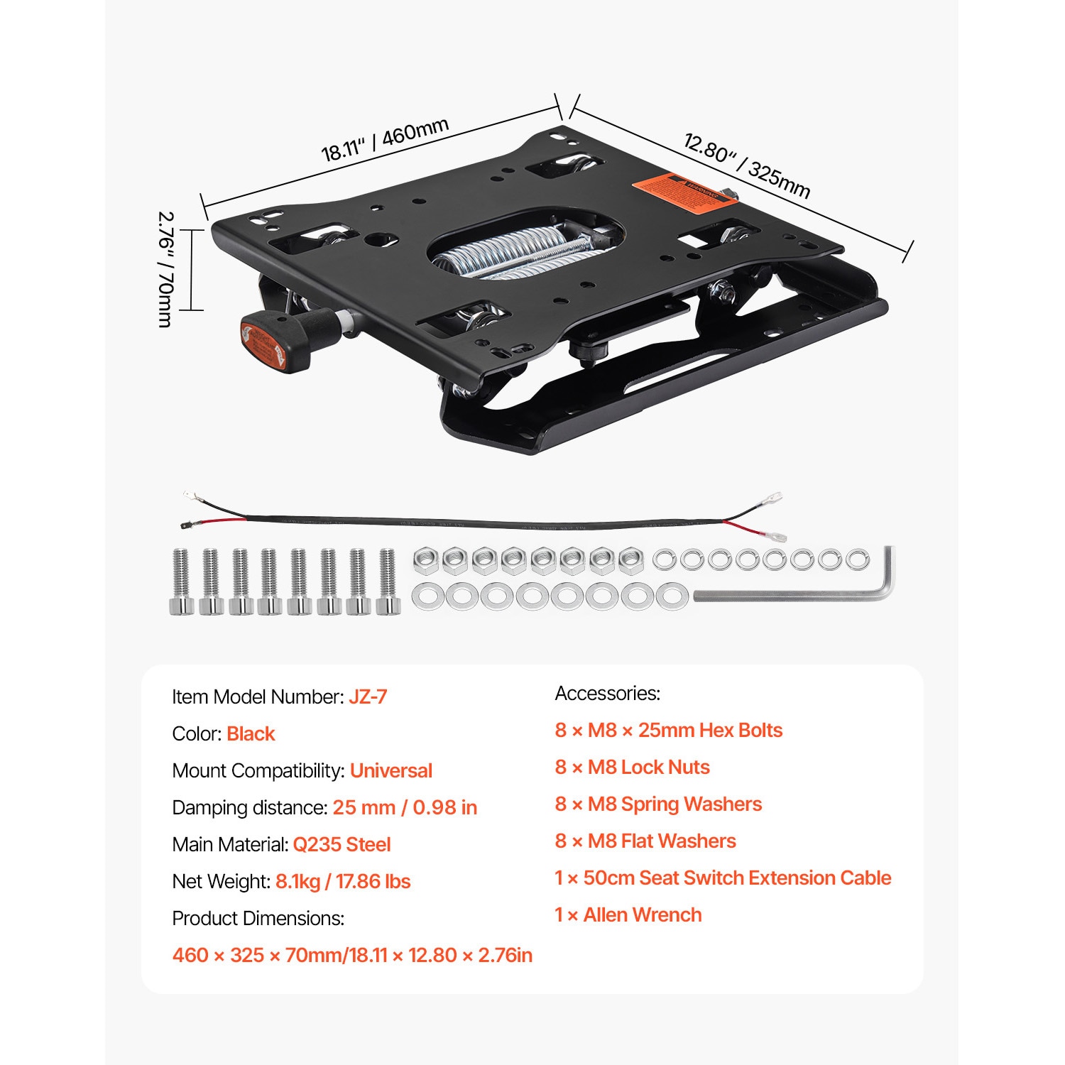 VEVOR SCCCZYXGTJDH11539V0 Tiller-Attachments - View #7