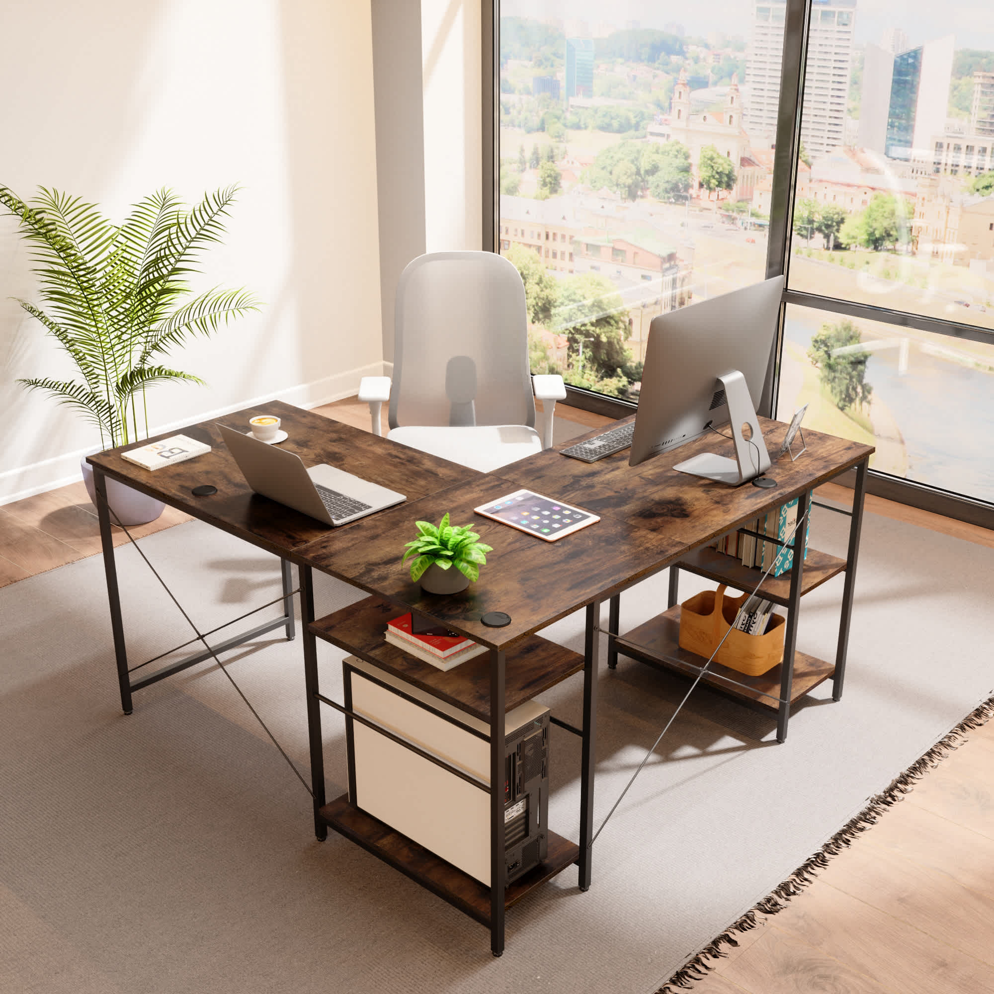 Bestier LOW-D464Y-RST desks - View #4