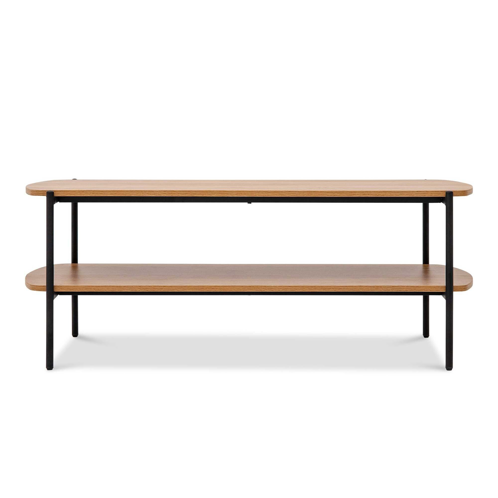 Monster Living QR-004W12 Querencia Acacia Wood Modern Coffee Table with Storage