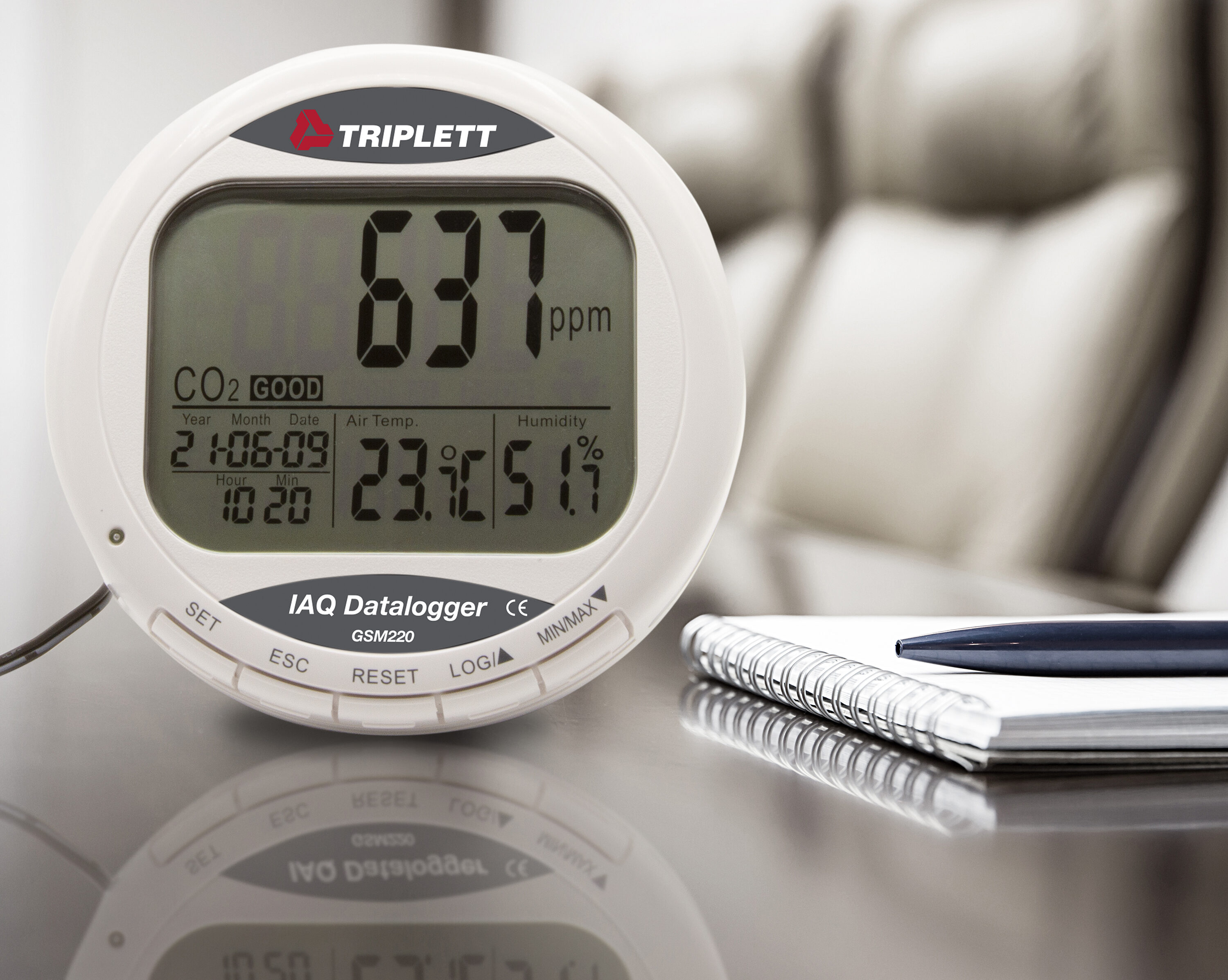TRIPLETT GSM220 Air-Quality-Monitors - View #2